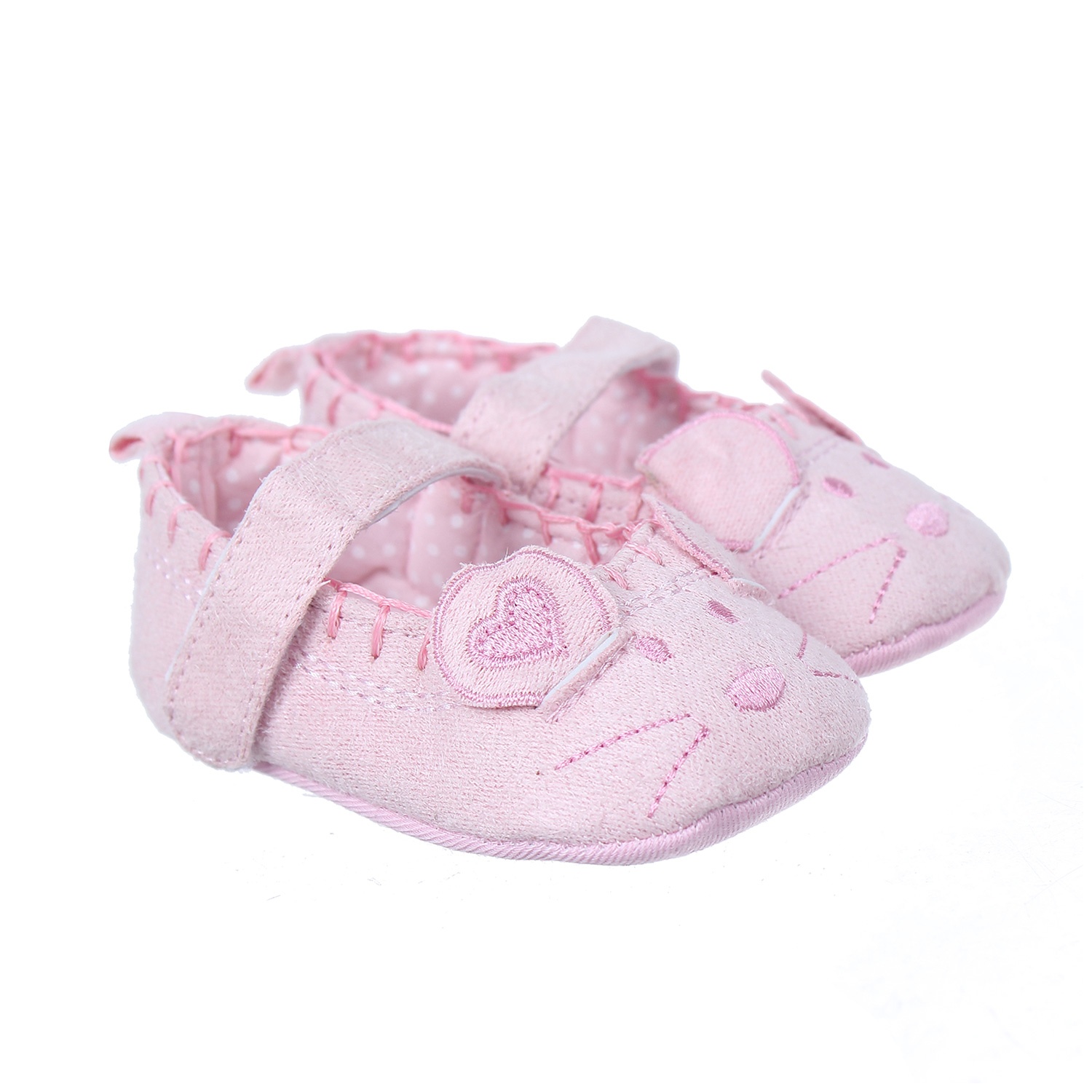 Giày tập đi Mamago họa tiết Micky cho bé gái Q13 (màu hồng) hình 1