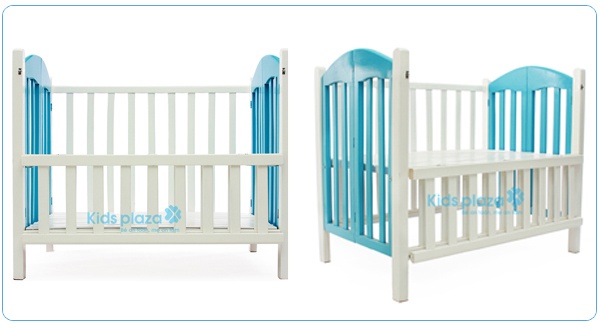 Cũi xoan đào 70 x 110cm màu hồng trắng hình 2