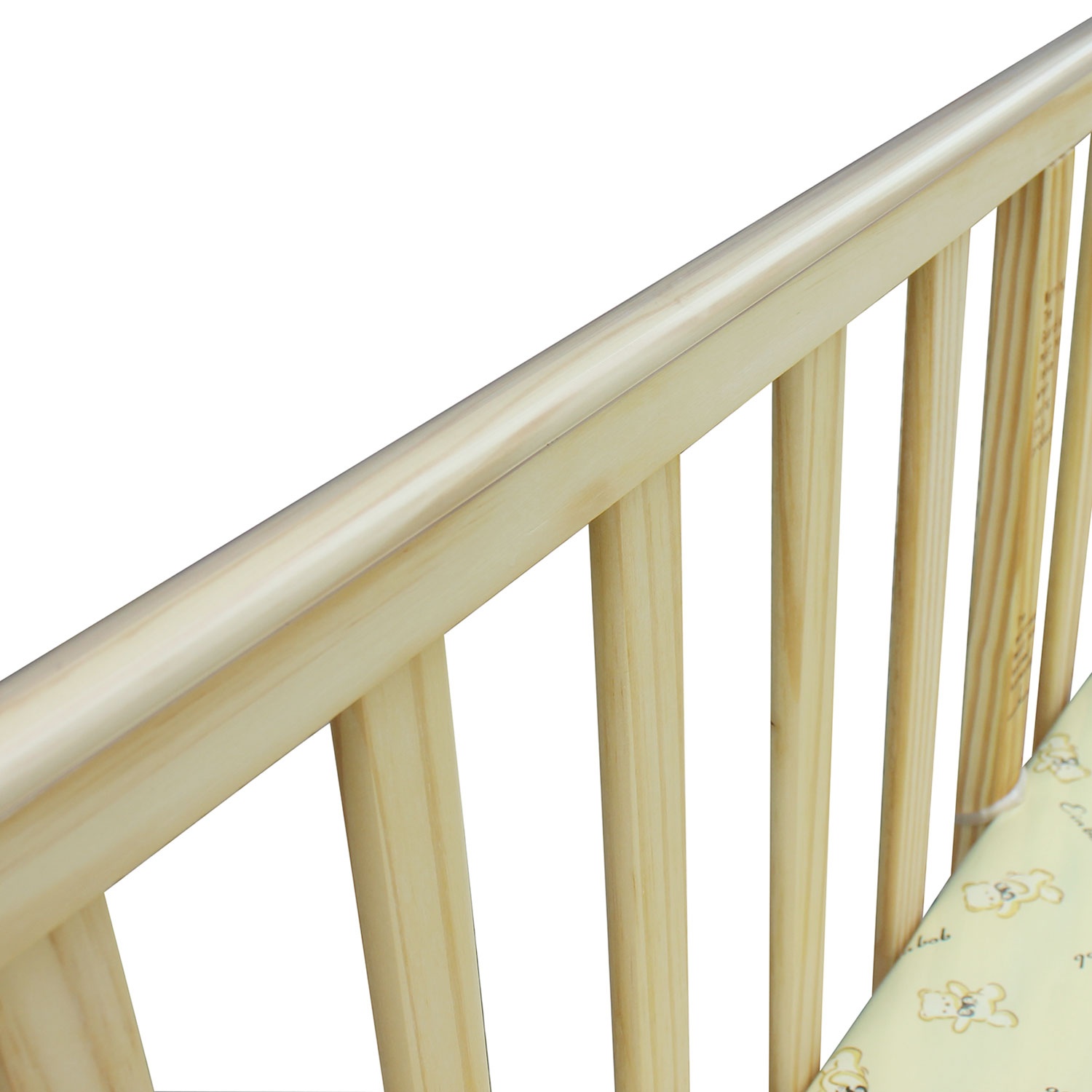 Giường cũi Oxford KidsPlaza 3in1 gỗ thông cao cấp hình 7