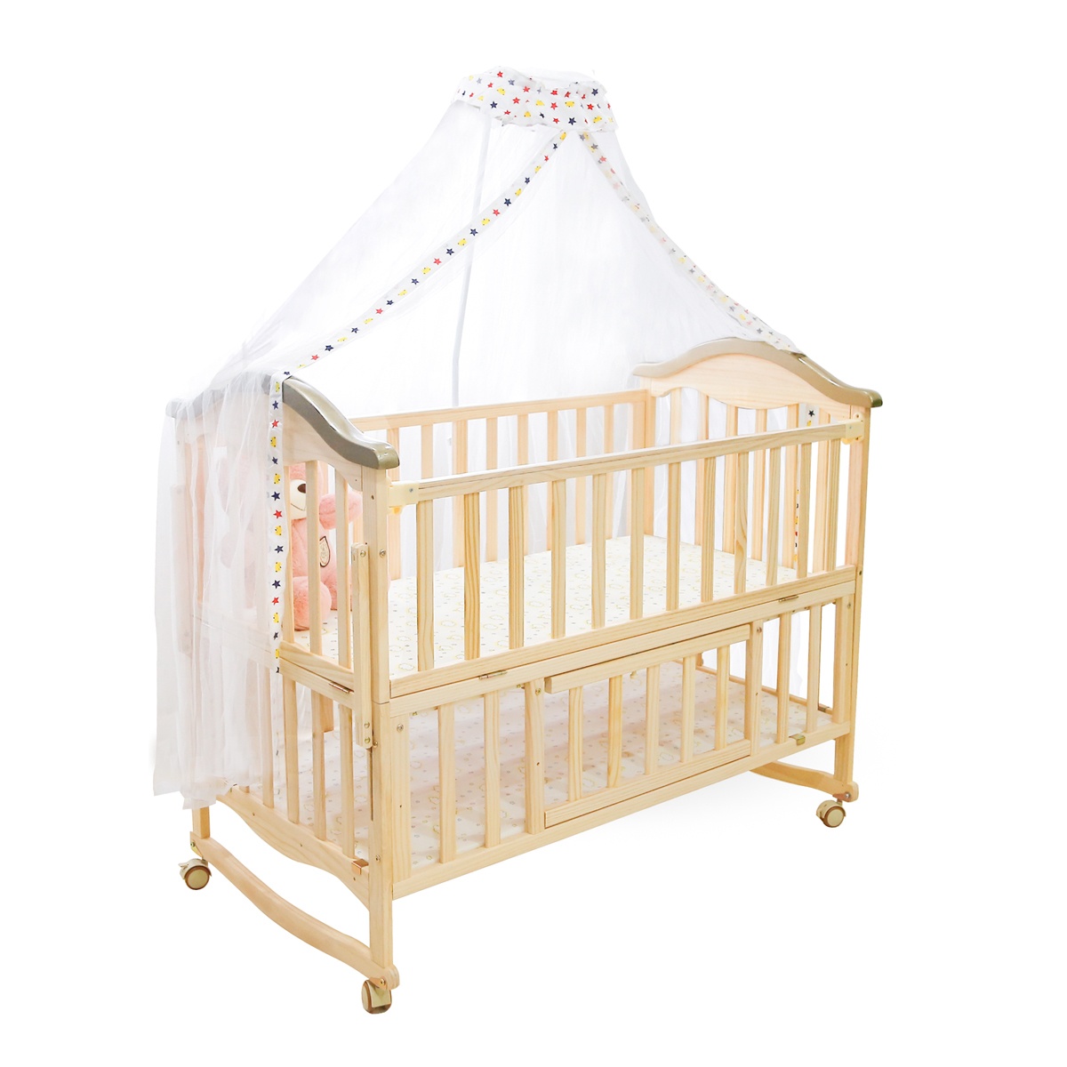 Set giường cũi KidsPlaza Natural Compact  hình 1