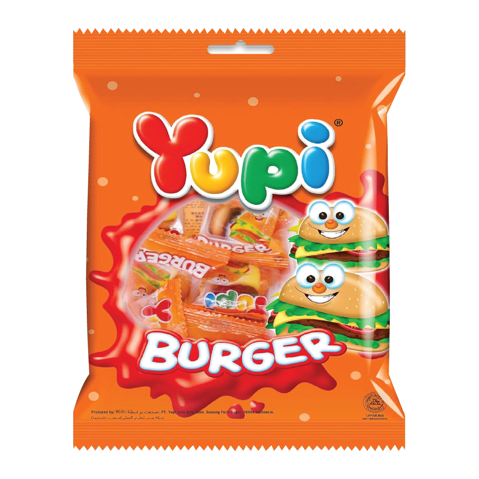 Kẹo dẻo Burger Mix Yupi 28g hình 1