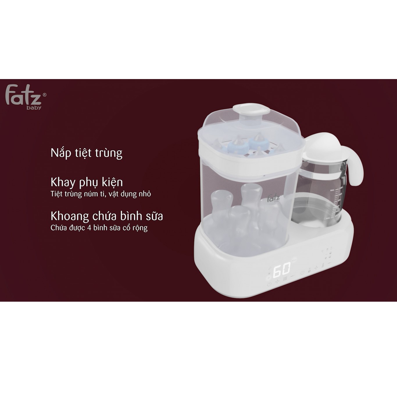 Máy đa năng điện tử FatzBaby Multimax 2 FB9013SL hình 4