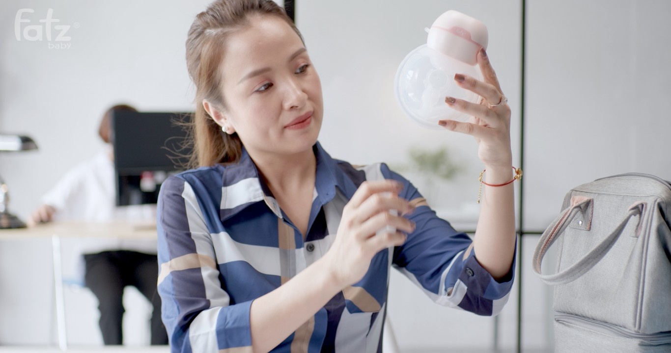Máy hút sữa Fatzbaby điện rảnh tay không dây Freemax 1 FB1201CW hình 9