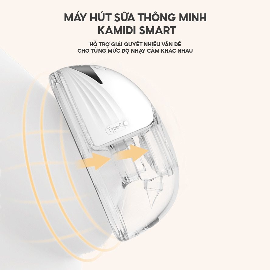 Máy hút sữa Kimidi với thiết kế thông minh, dễ lắp đặt