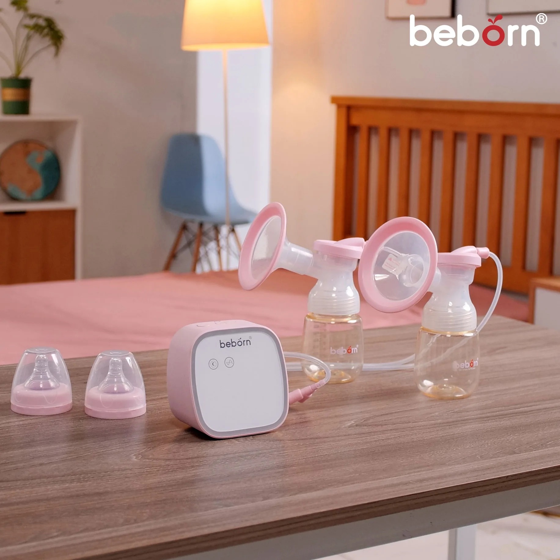Máy hút sữa điện đôi Beborn BP02ED hình 3