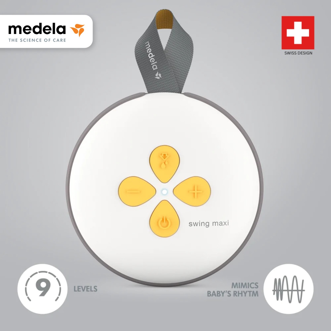 Máy hút sữa điện đôi sạc pin Swing Maxi Medela hình 1