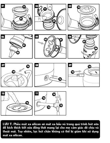 Máy hút sữa đôi Unimom Minuet UM871692 hình 5