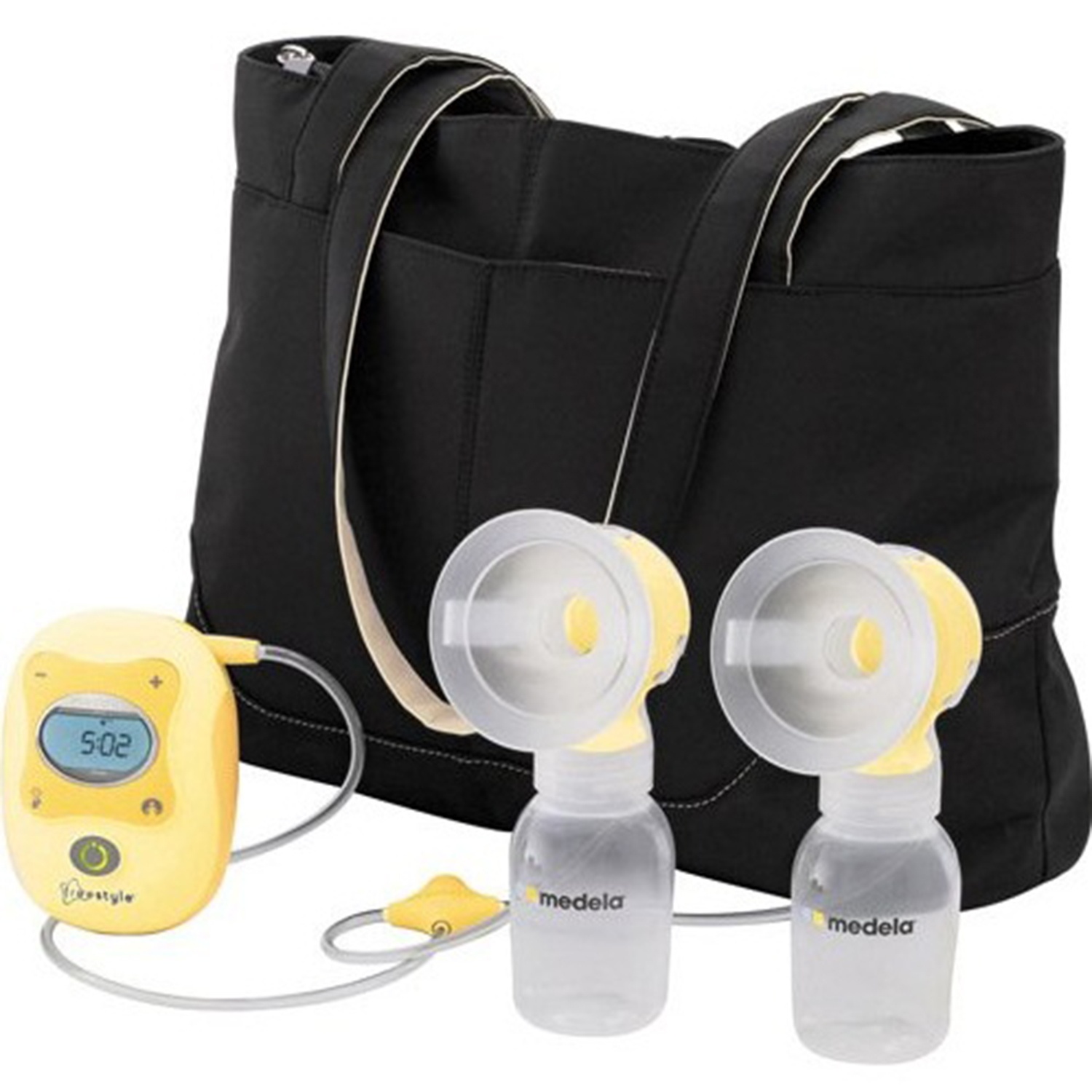 máy hút sữa đôi medela freestyle Máy hút sữ Medela Freestyle nhỏ gọn với túi xách hiện đại