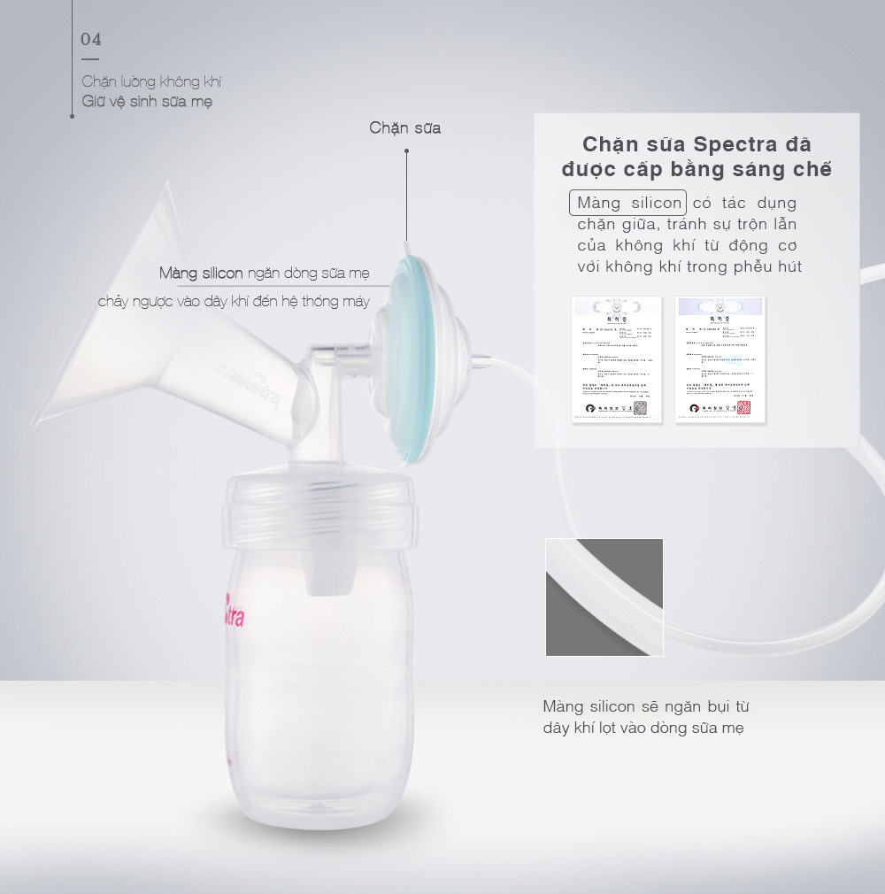 Máy hút sữa Spectra 9 Plus hình 4