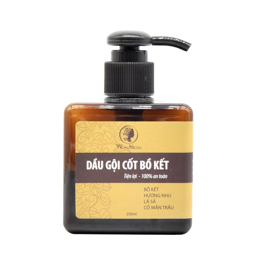 Dầu gội đầu cốt bồ kết WonMom 250ml D005 hình 1