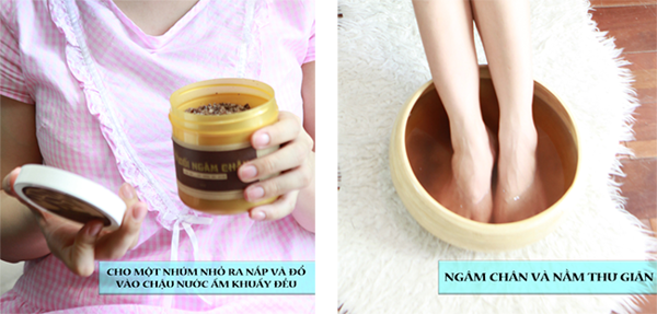 Muối ngâm chân WonMom 350g T006 hình 2