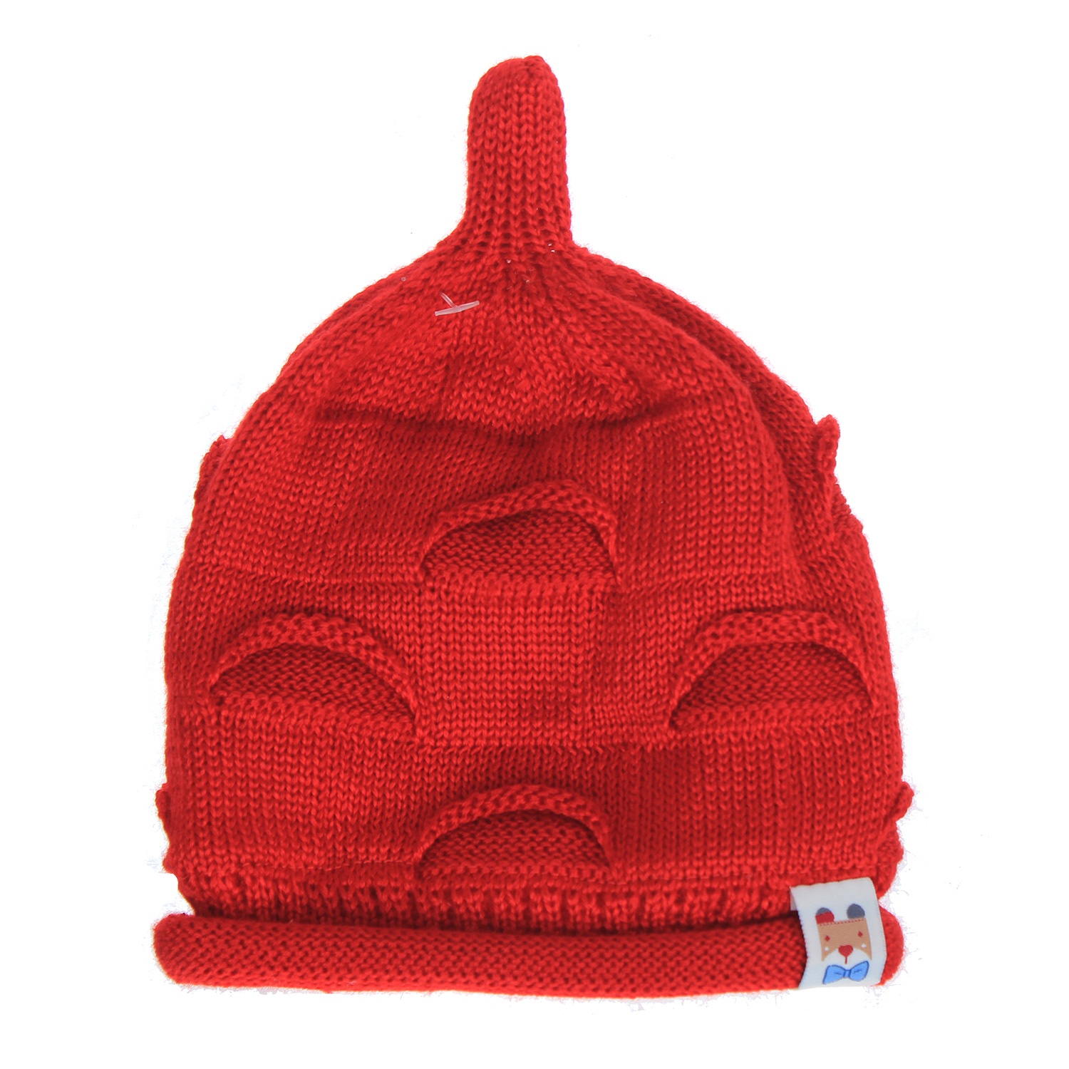 Mũ chụp len màu đỏ hình 1