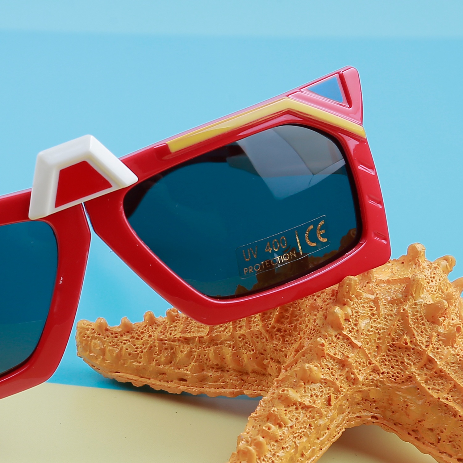 Kính thời trang gọng dẻo KidsPlaza 880 C6 Red hình 3