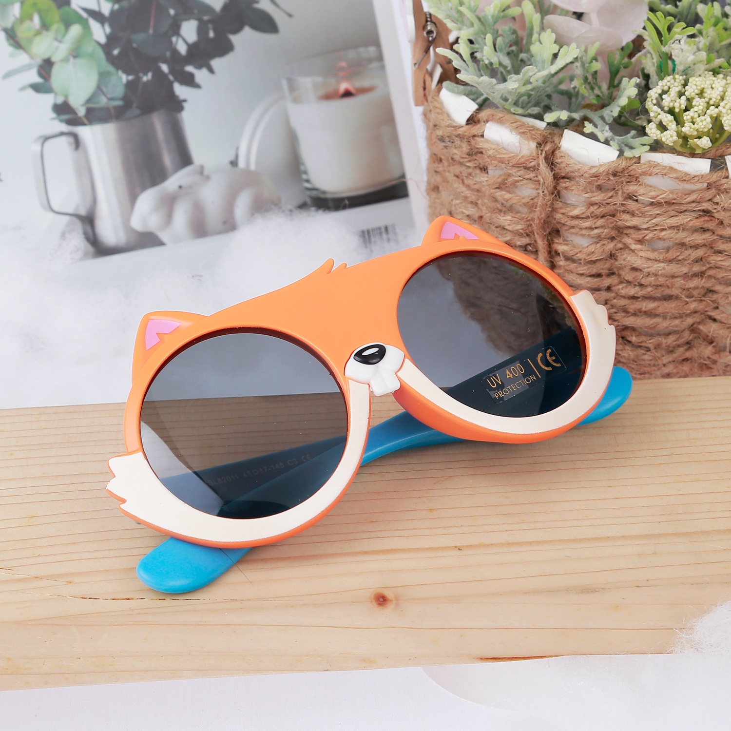 Kính thời trang gọng dẻo KidsPalza 2023 82011 C1 (Cam) hình 1