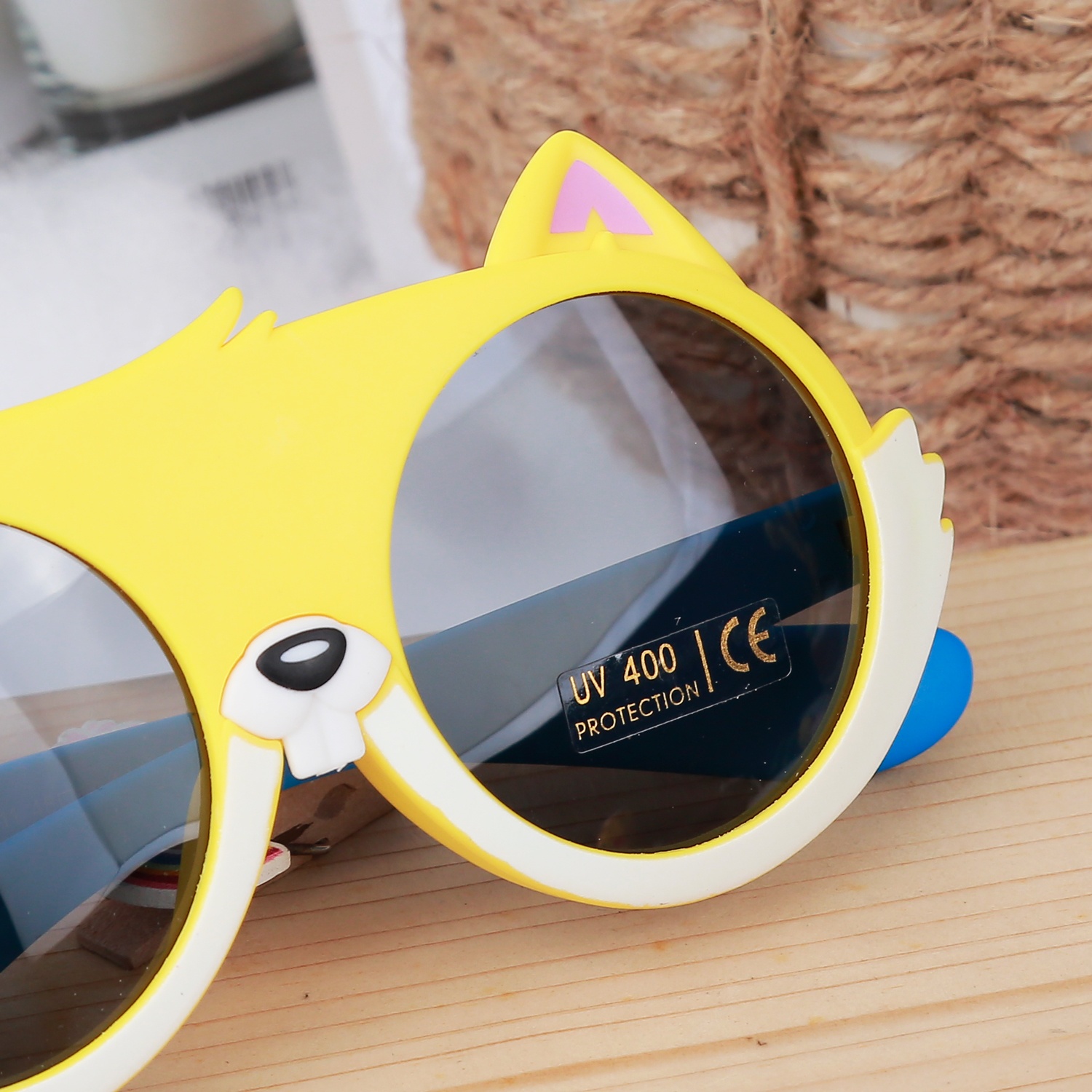 Kính thời trang gọng dẻo KidsPalza 2023 82011 C3 (Vàng) hình 2