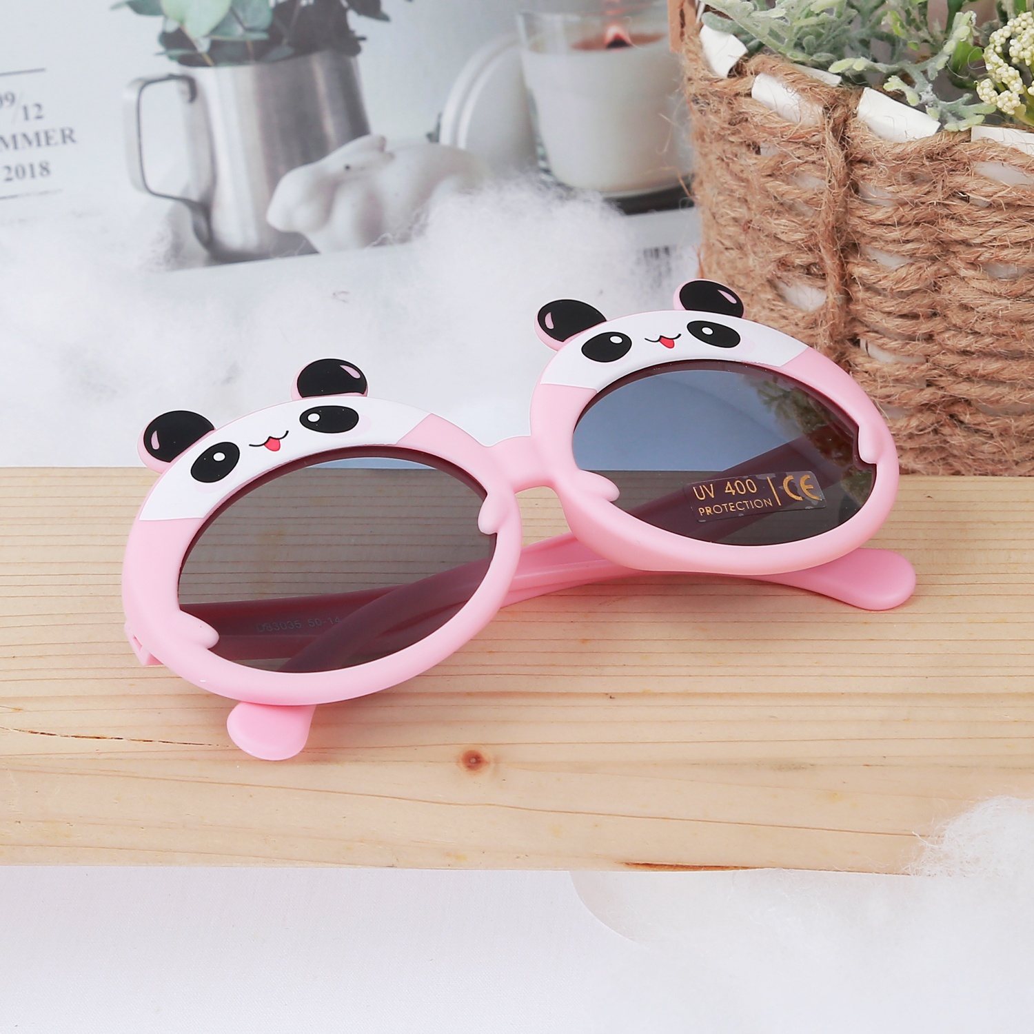 Kính thời trang gọng dẻo KidsPalza 2023 D83035 C3 (Hồng Đào) hình 1