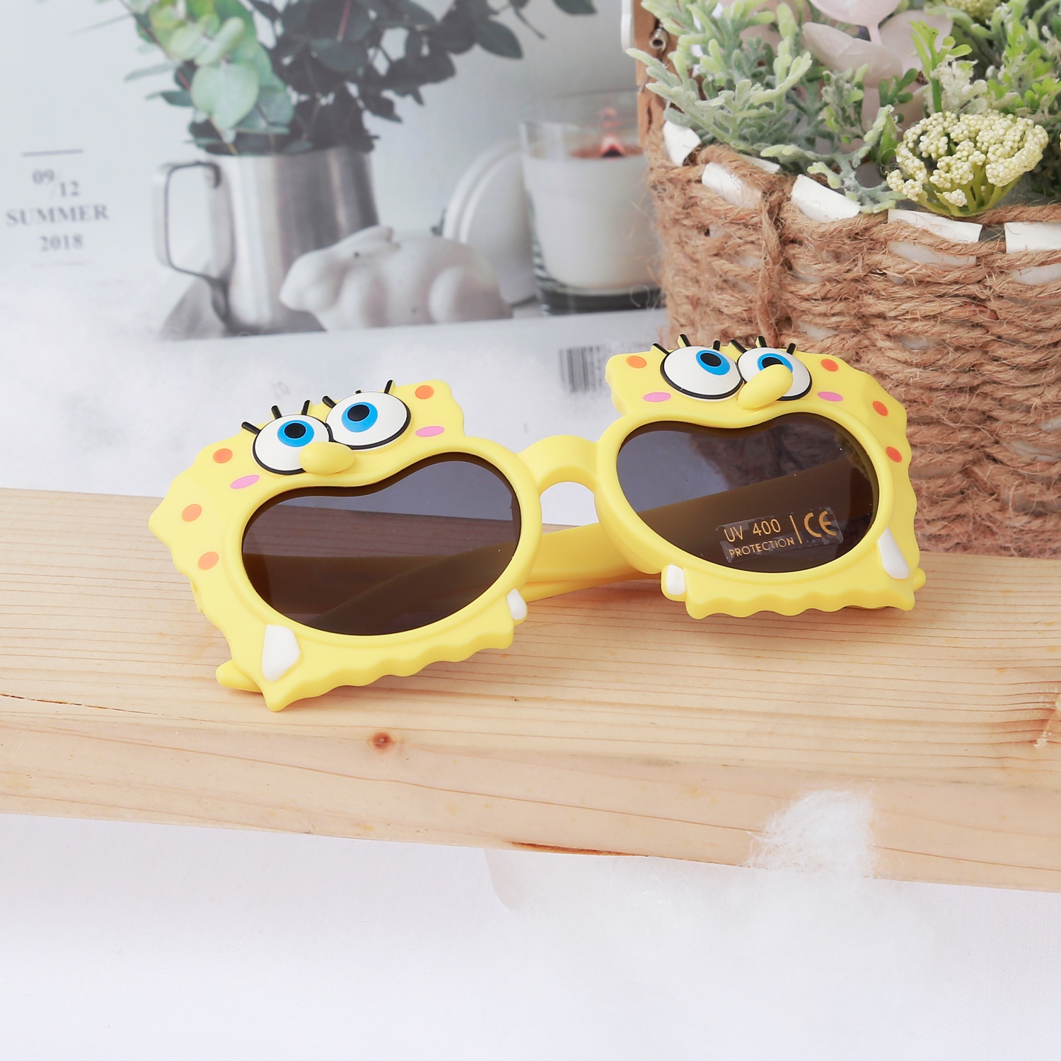 Kính thời trang gọng dẻo KidsPlaza 2023 22096 C10 (Vàng) hình 1