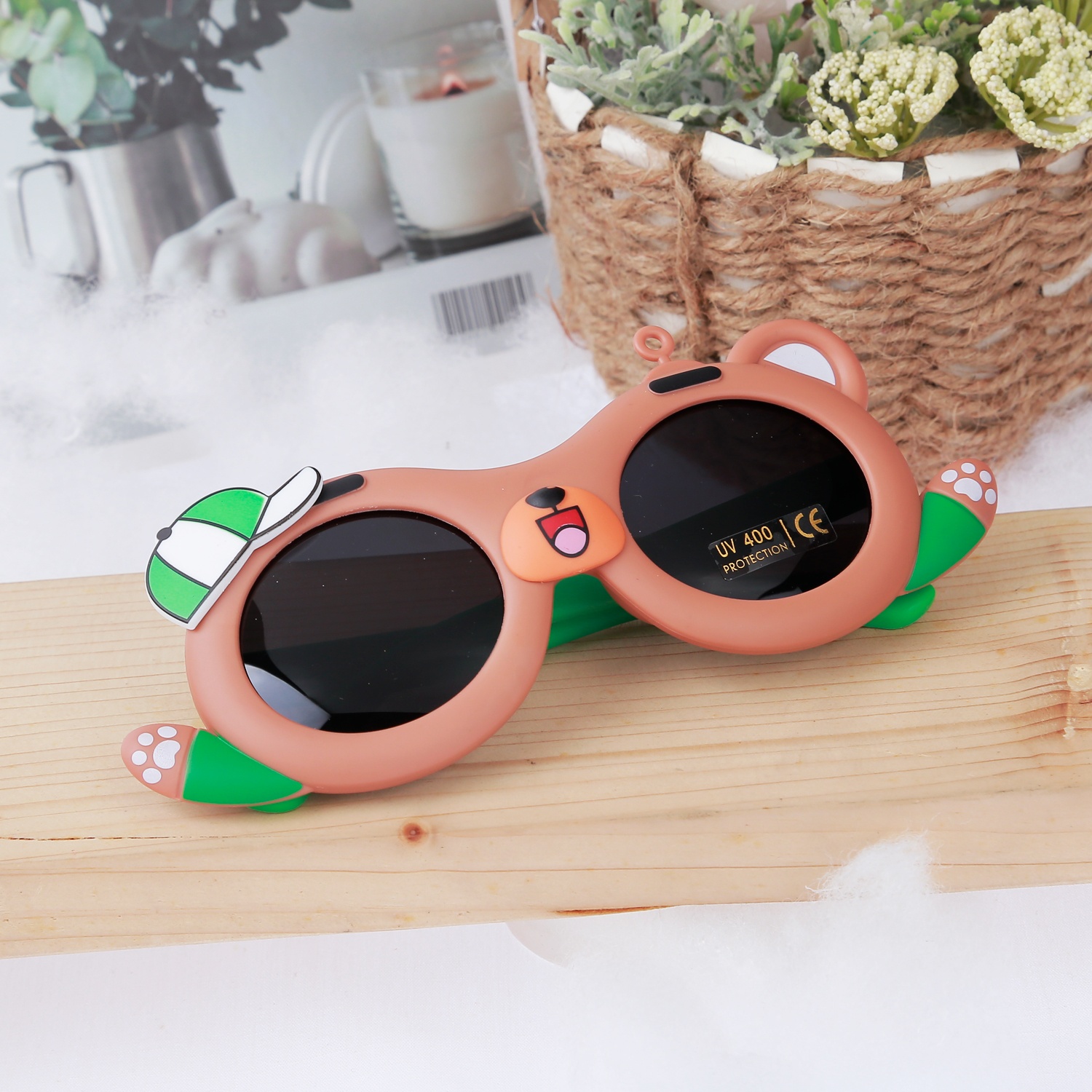 Kính thời trang gọng dẻo KidsPlaza 2023 22103 C16 Nâu hình 1