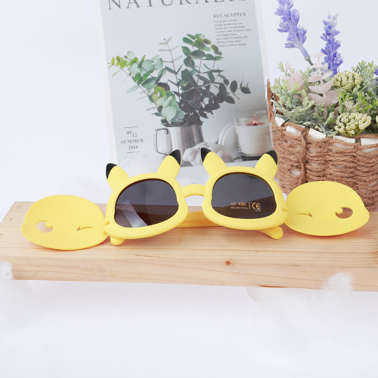 Kính thời trang gọng dẻo KidsPlaza 2023 32026 C10 (Vàng) hình 2