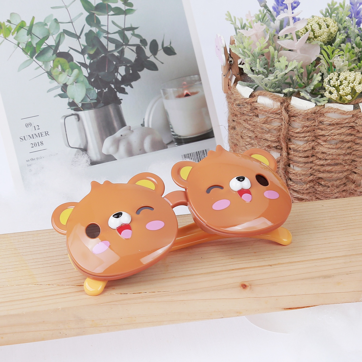 Kính thời trang gọng dẻo KidsPlaza 2023 32030 C16 (Nâu) hình 1