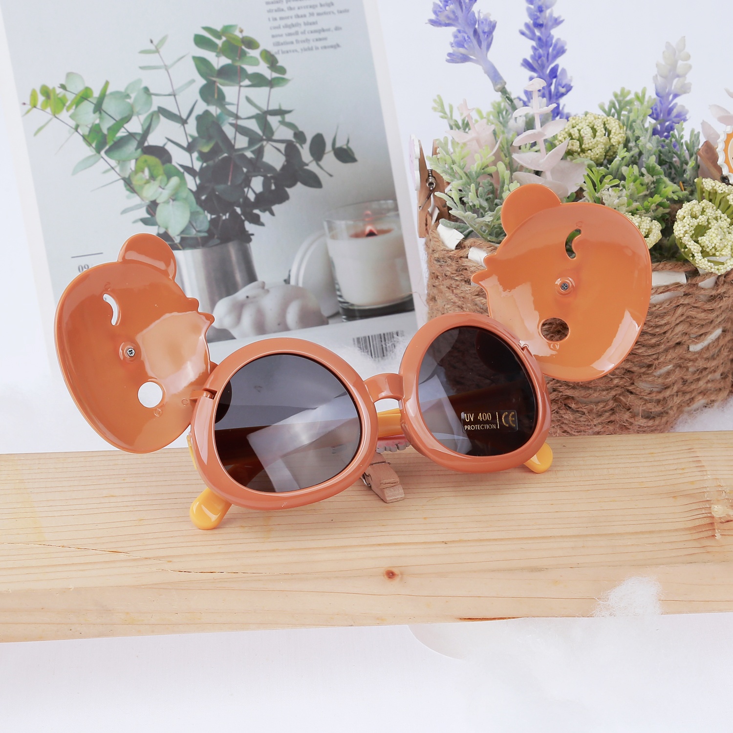 Kính thời trang gọng dẻo KidsPlaza 2023 32030 C16 (Nâu) hình 2