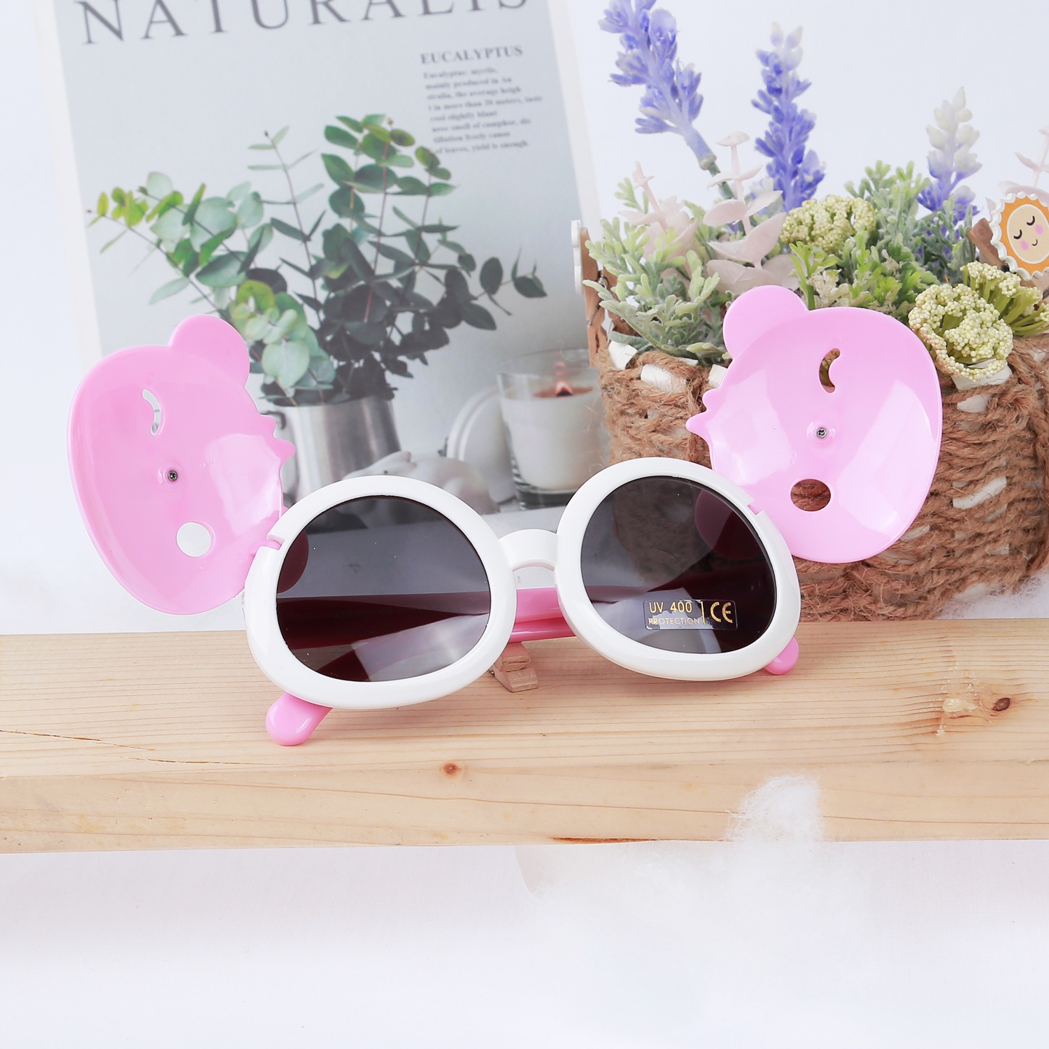 Kính thời trang gọng dẻo KidsPlaza 2023 32030 C6 (Hồng) hình 2