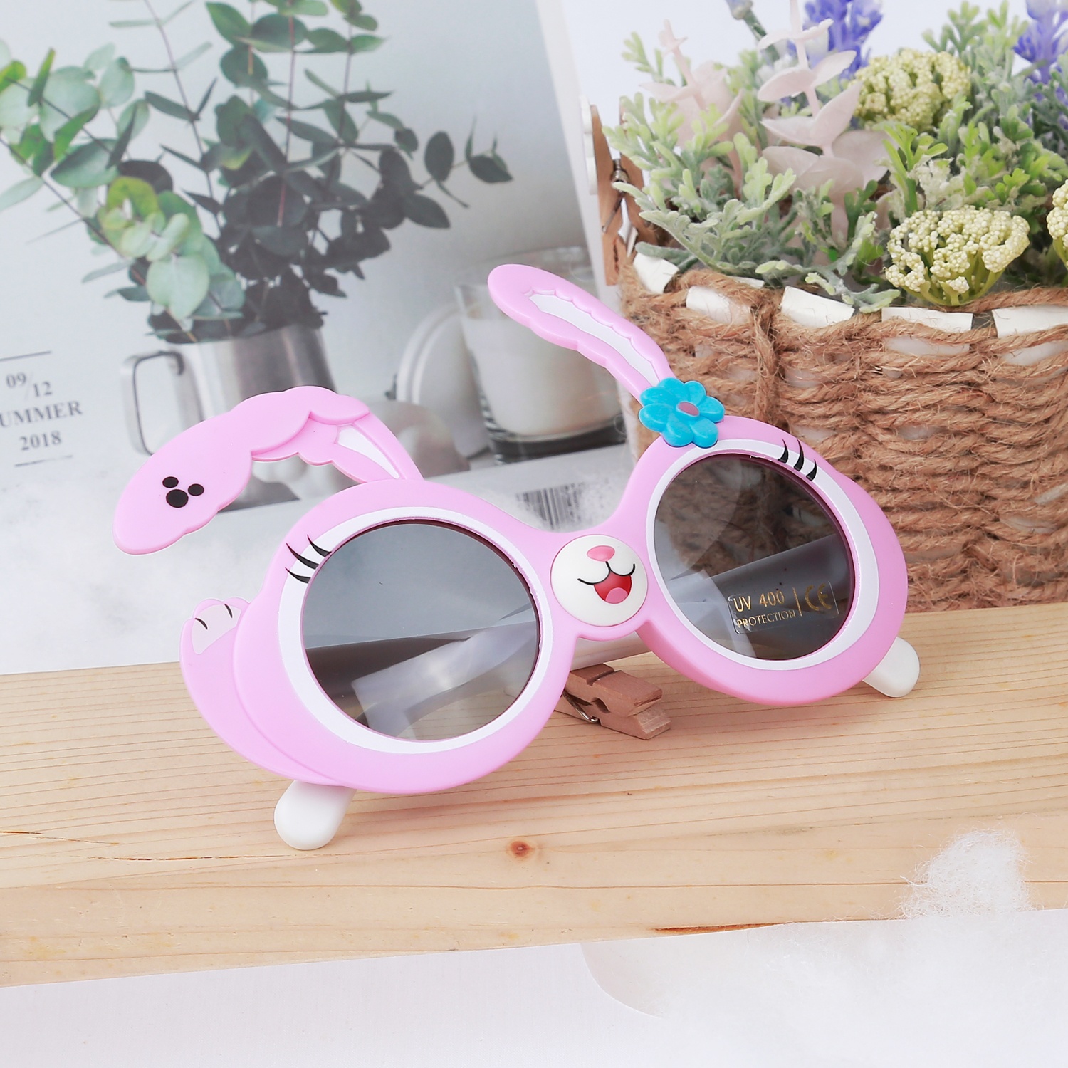 Kính thời trang gọng dẻo KidsPlaza 2023 3664 C1 (Hồng) hình 1