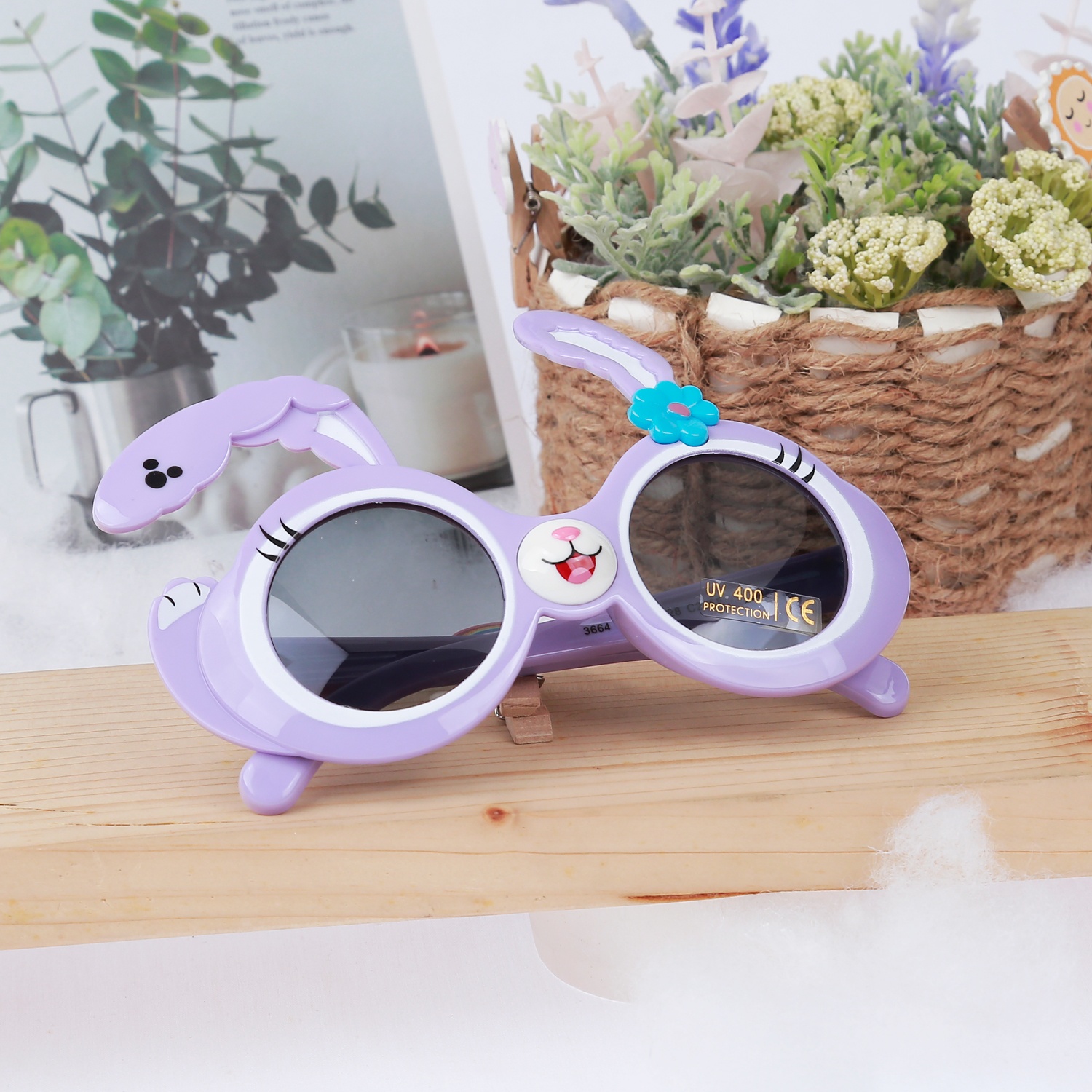 Kính thời trang gọng dẻo KidsPlaza 2023 3664 C2 (Tím) hình 1