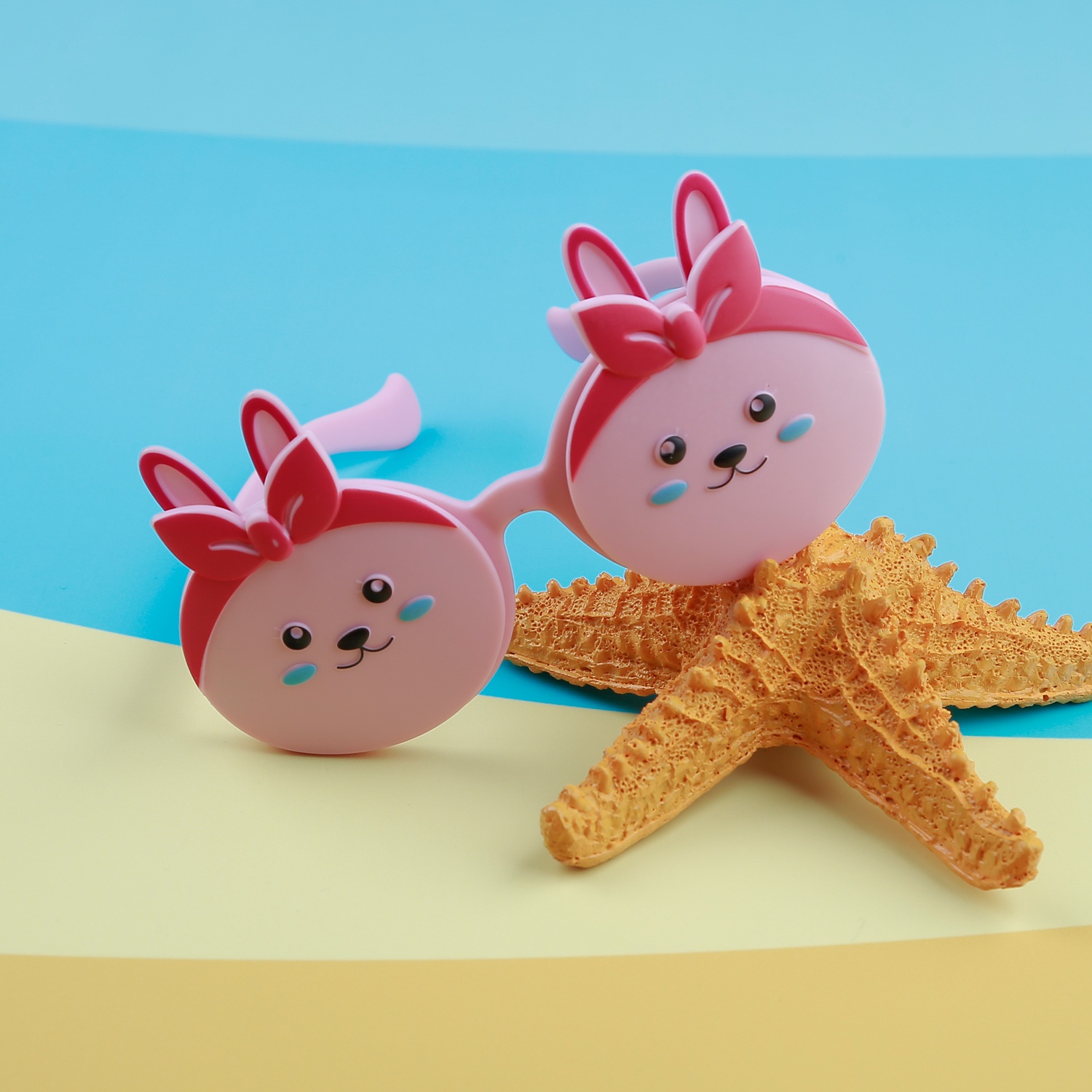 Kính thời trang gọng dẻo KidsPlaza 8271 C22 Peach hình 1