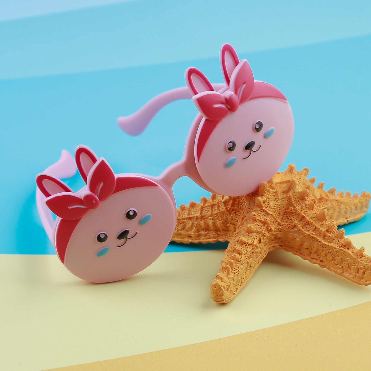 Kính thời trang gọng dẻo KidsPlaza 8271 C22 Peach hình 2