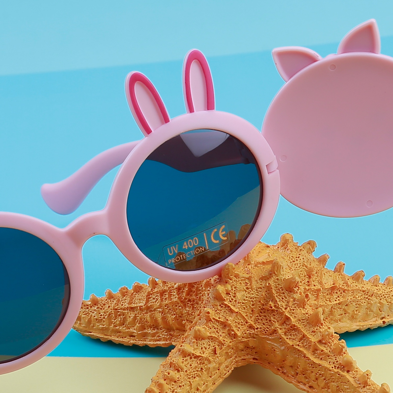 Kính thời trang gọng dẻo KidsPlaza 8271 C22 Peach hình 3