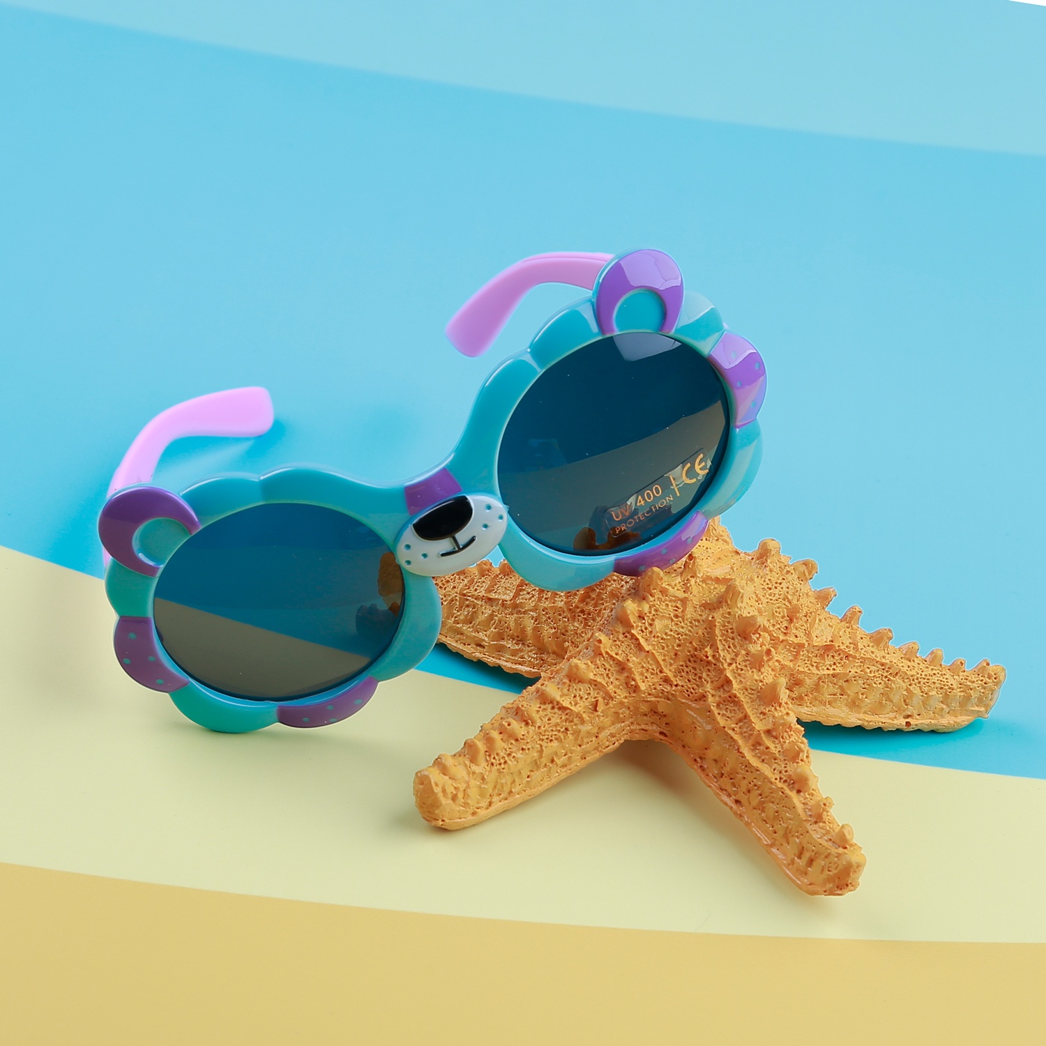 Kính thời trang gọng dẻo KidsPlaza 8278 C27 Blue hình 1