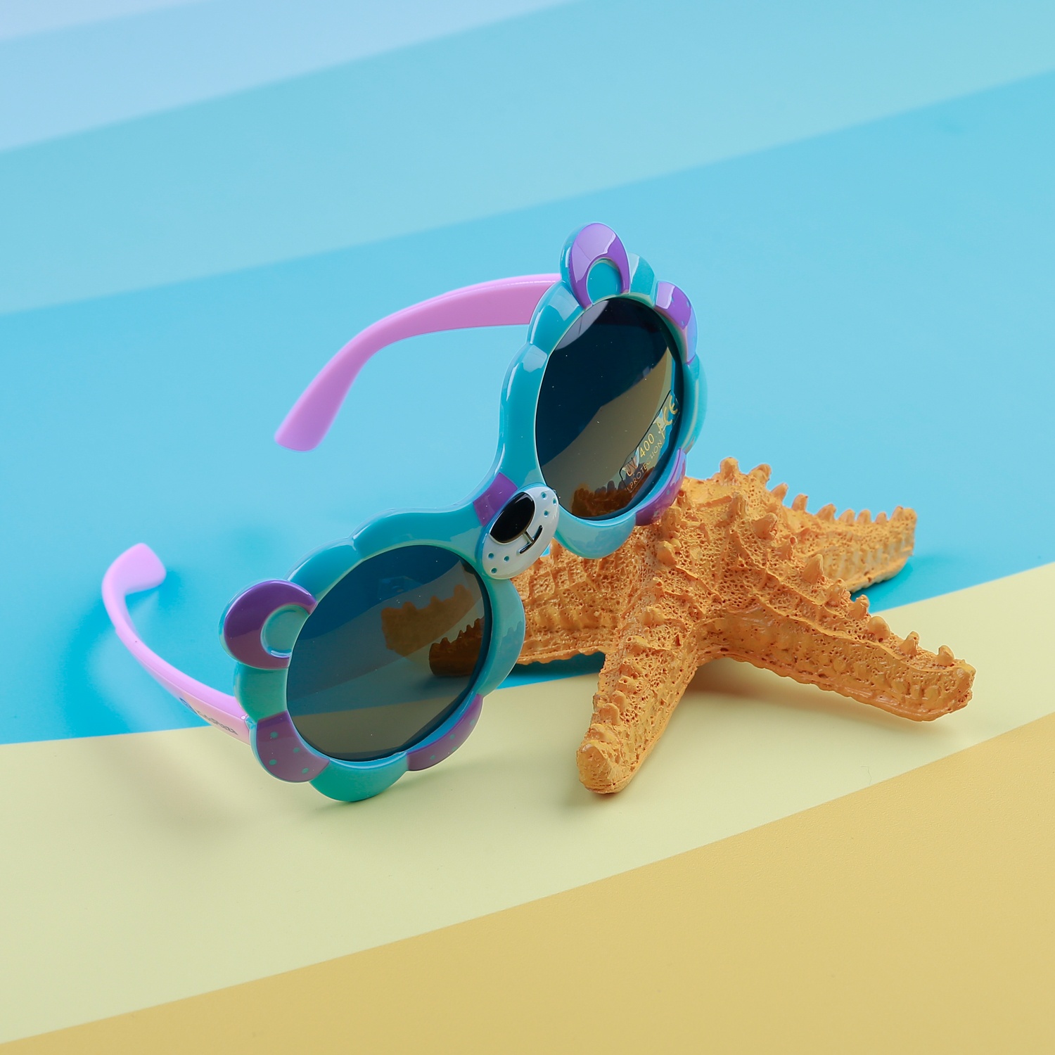 Kính thời trang gọng dẻo KidsPlaza 8278 C27 Blue hình 2