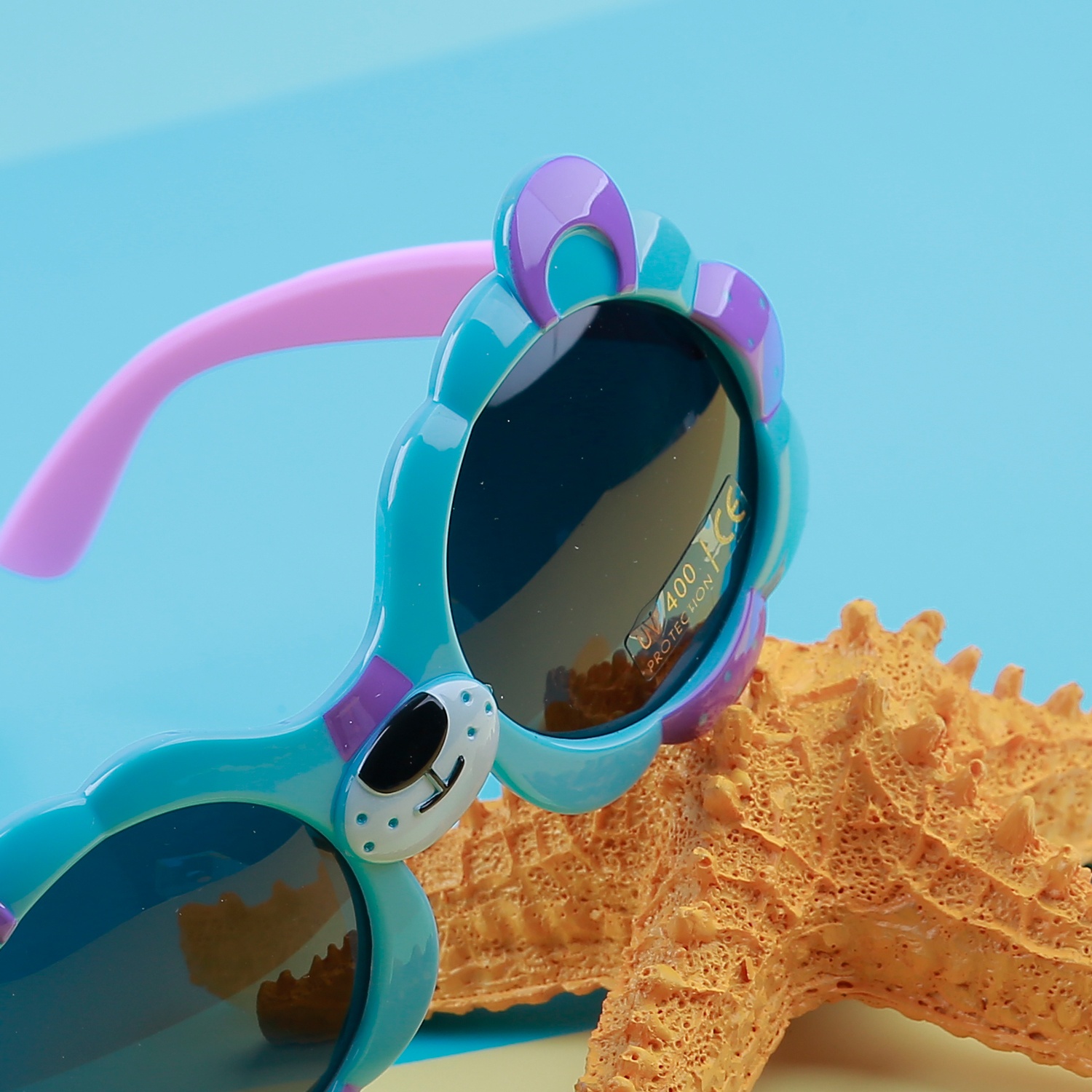 Kính thời trang gọng dẻo KidsPlaza 8278 C27 Blue hình 4