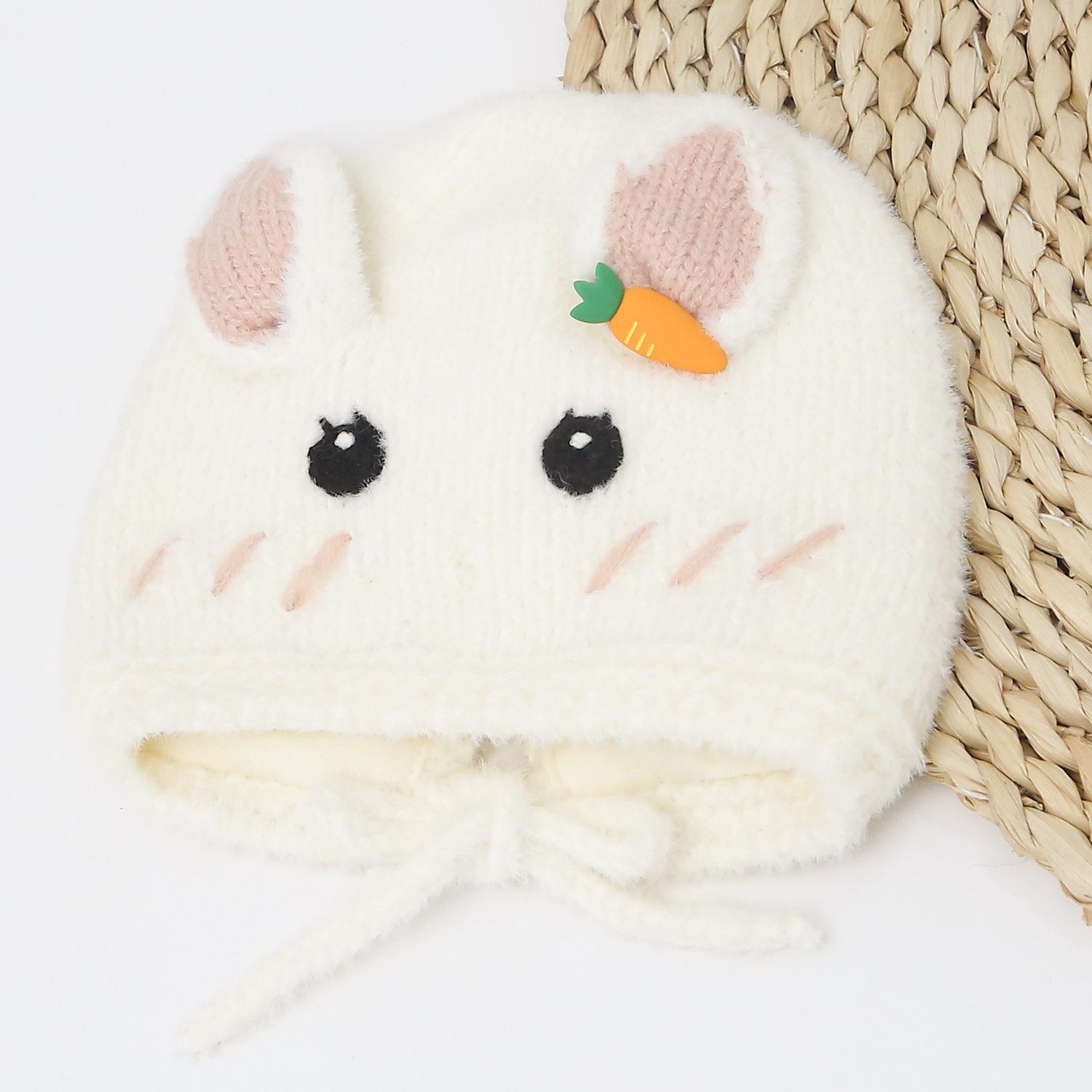 Mu len hai tai theu mat huou 24K-B06  Trang hình 1