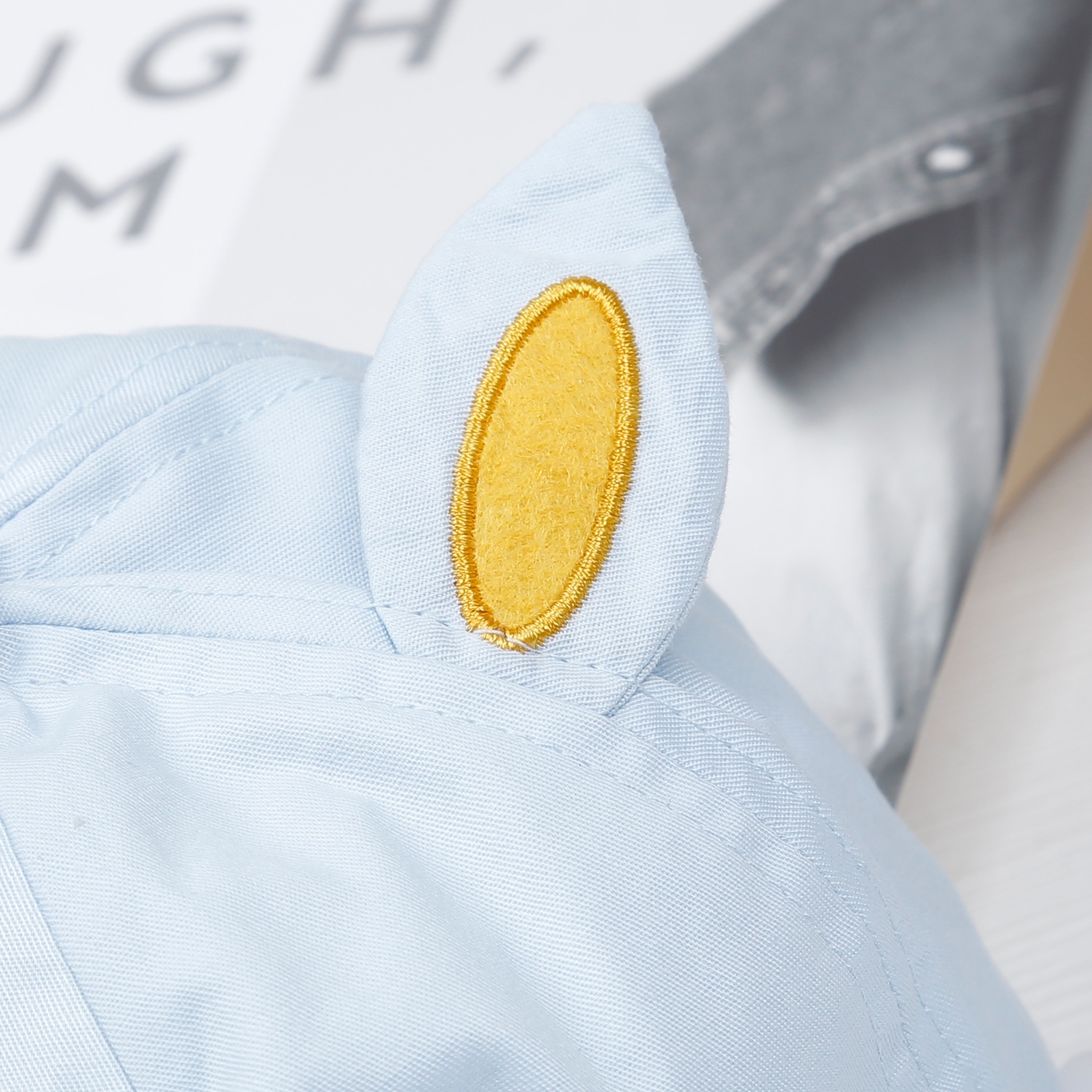 Mũ lưỡi trai phủ voan KidsPlaza thêu hươu DN23 (Xanh)