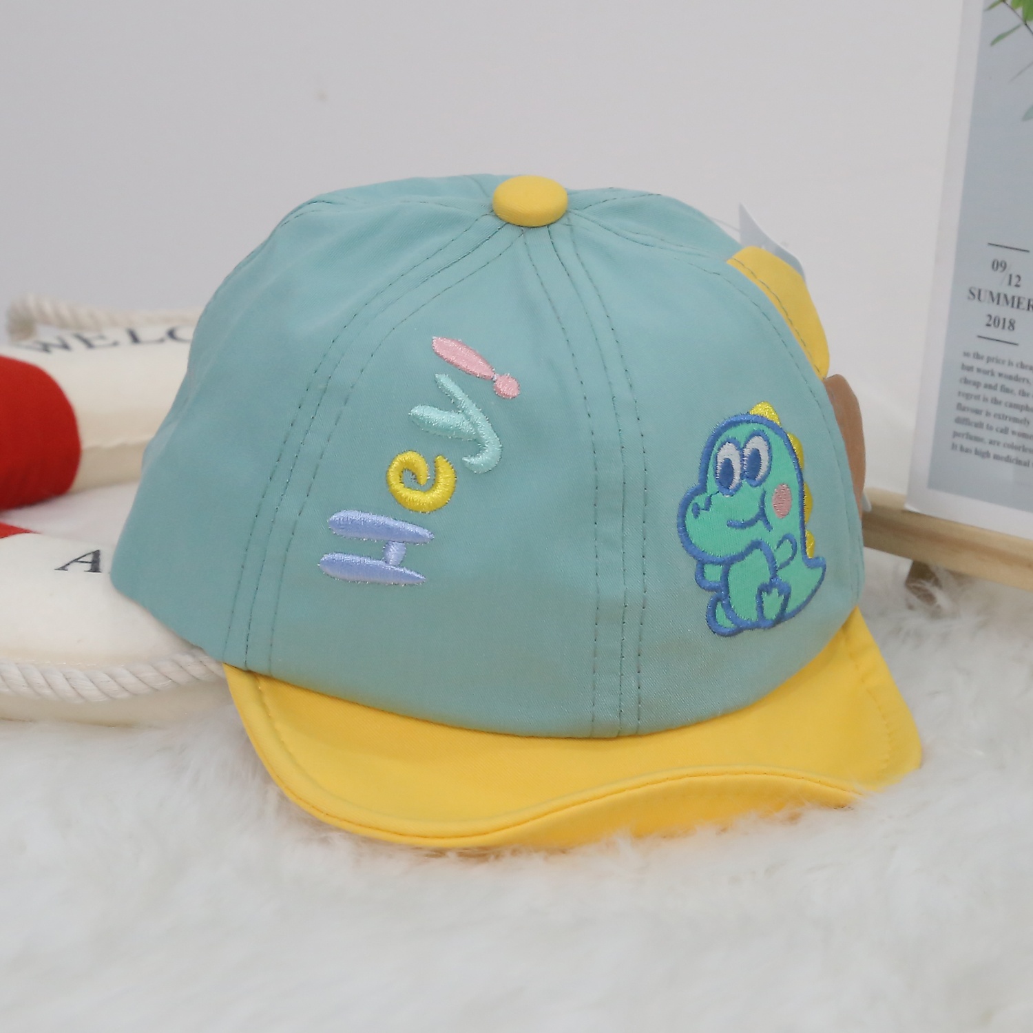 Mũ lưỡi trai thời trang KidsPlaza khủng long 24K-H12 size48 ( Xanh vàng)