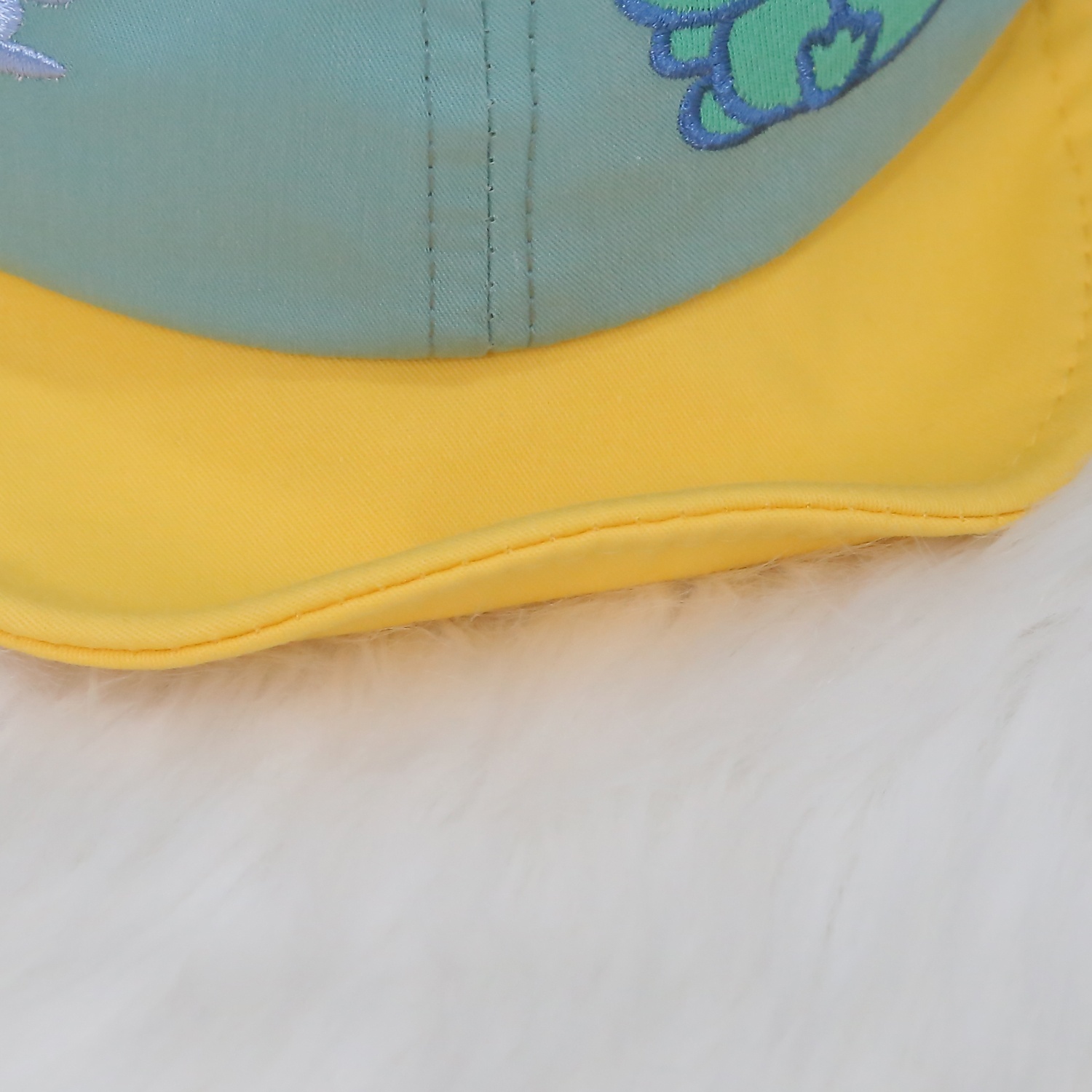 Vành Mũ lưỡi trai thời trang KidsPlaza khủng long 24K-H12 size48 ( Xanh vàng)