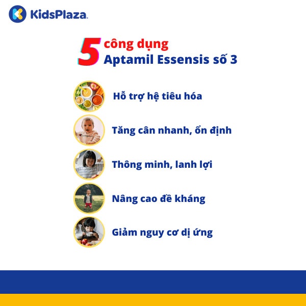 Sữa Aptamil Essensis số 3 Úc 900g (>12 tháng tuổi) hình 2