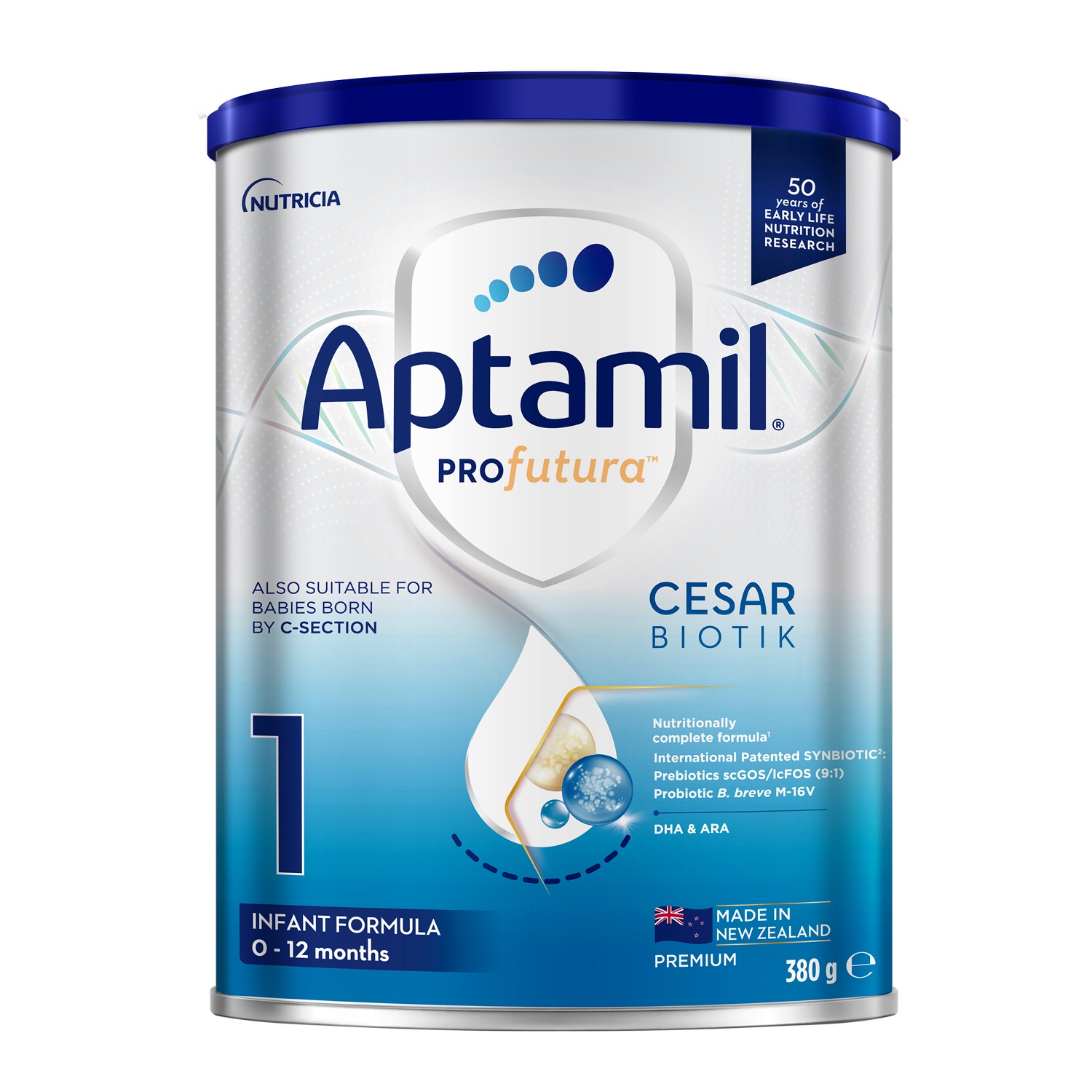 Sữa Aptamil Profutura Cesarbiotik số 1 380g dành cho bé 0 - 12 tháng tuổi hình 2