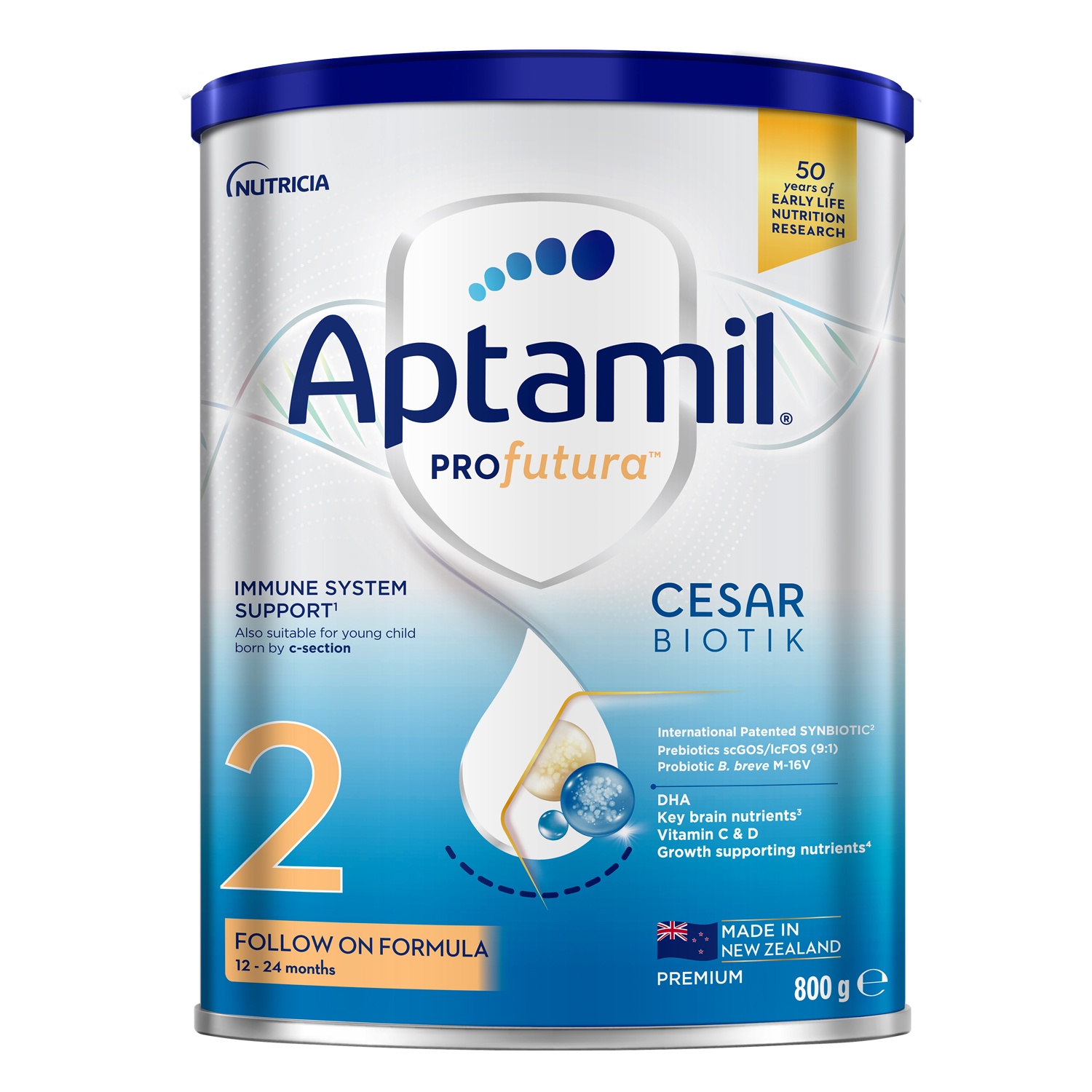 Sữa Aptamil Profutura Cesarbiotik số 2 800g dành cho bé 12 - 24 tháng tuổi hình 3