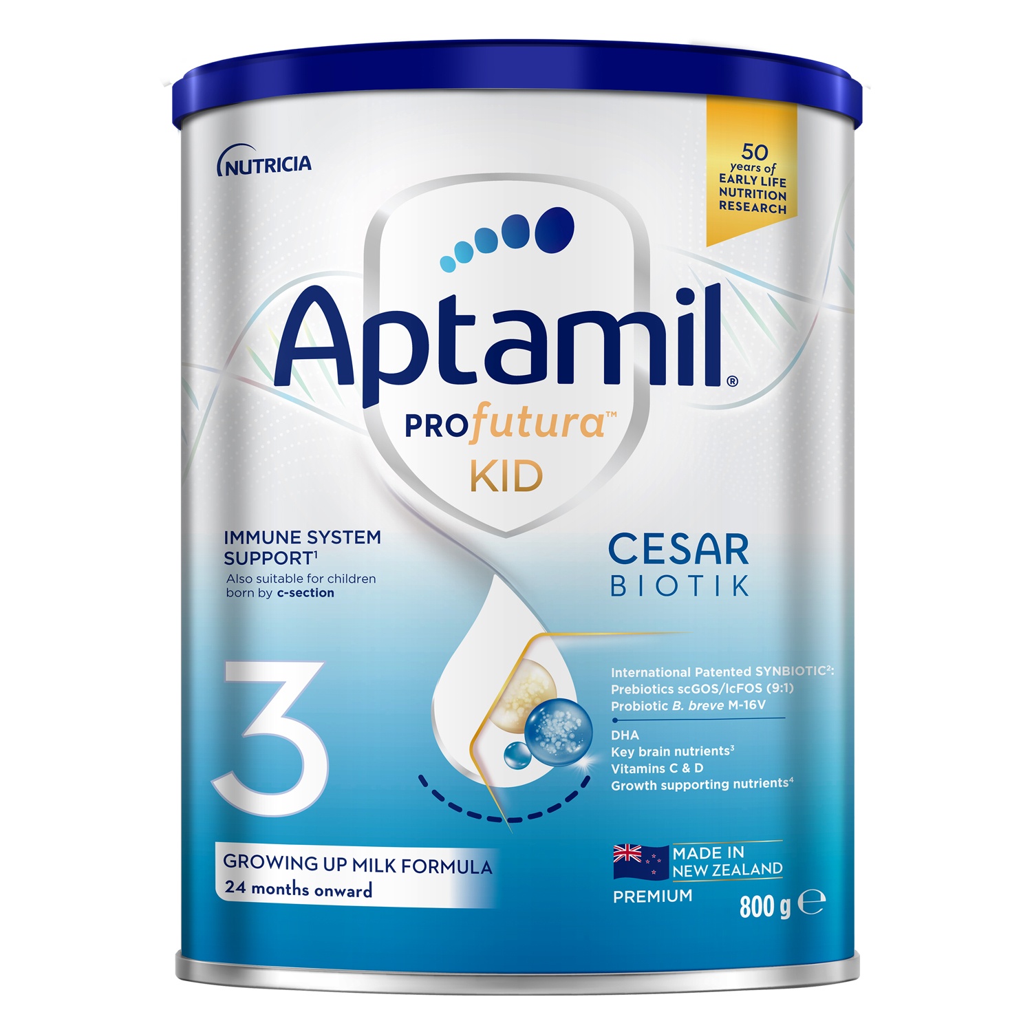 Sữa Aptamil Profutura KID Cesarbiotik số 3 800g (2Y+) hình 2