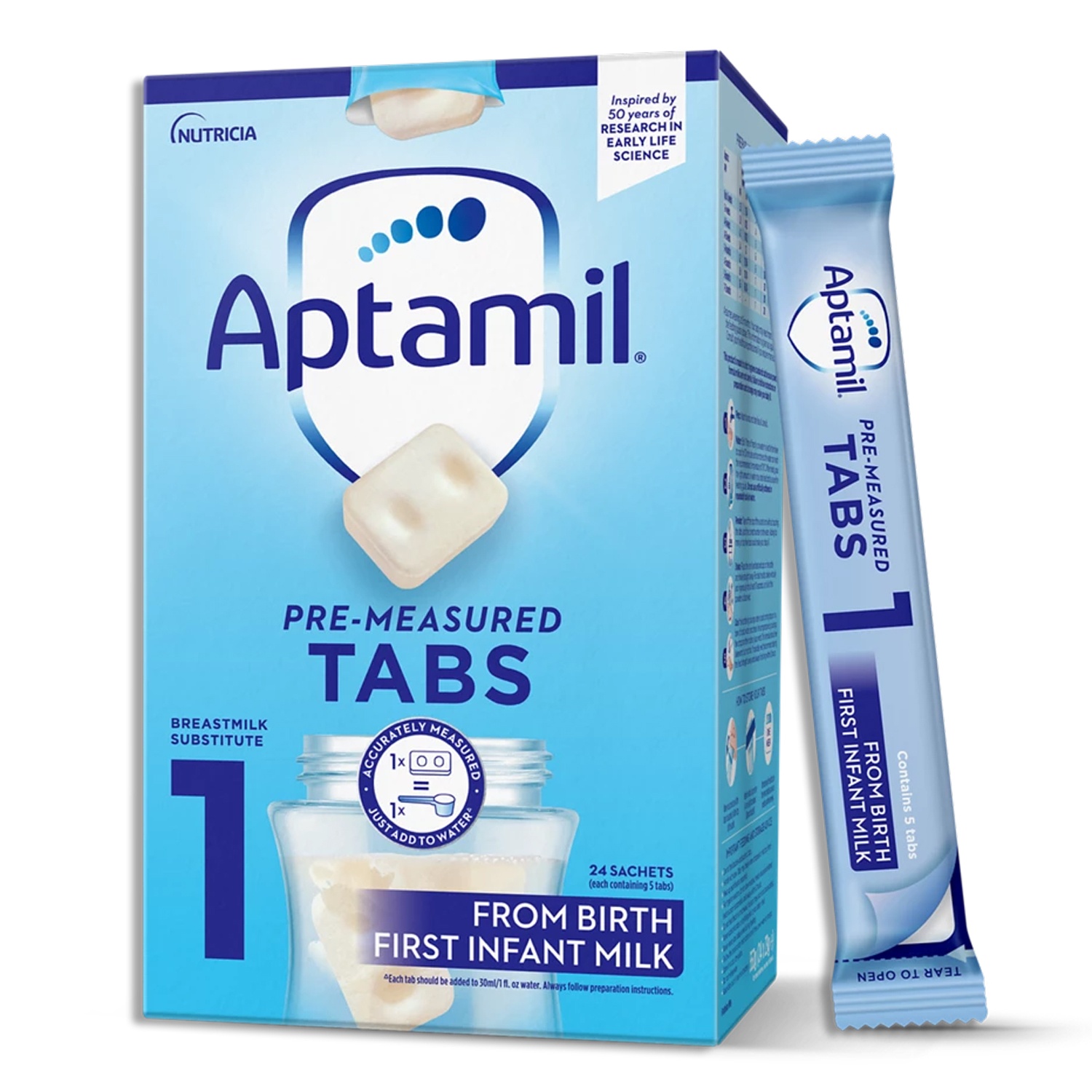 Sữa Aptamil thanh Pre Measured Tabs số 1 hình 1