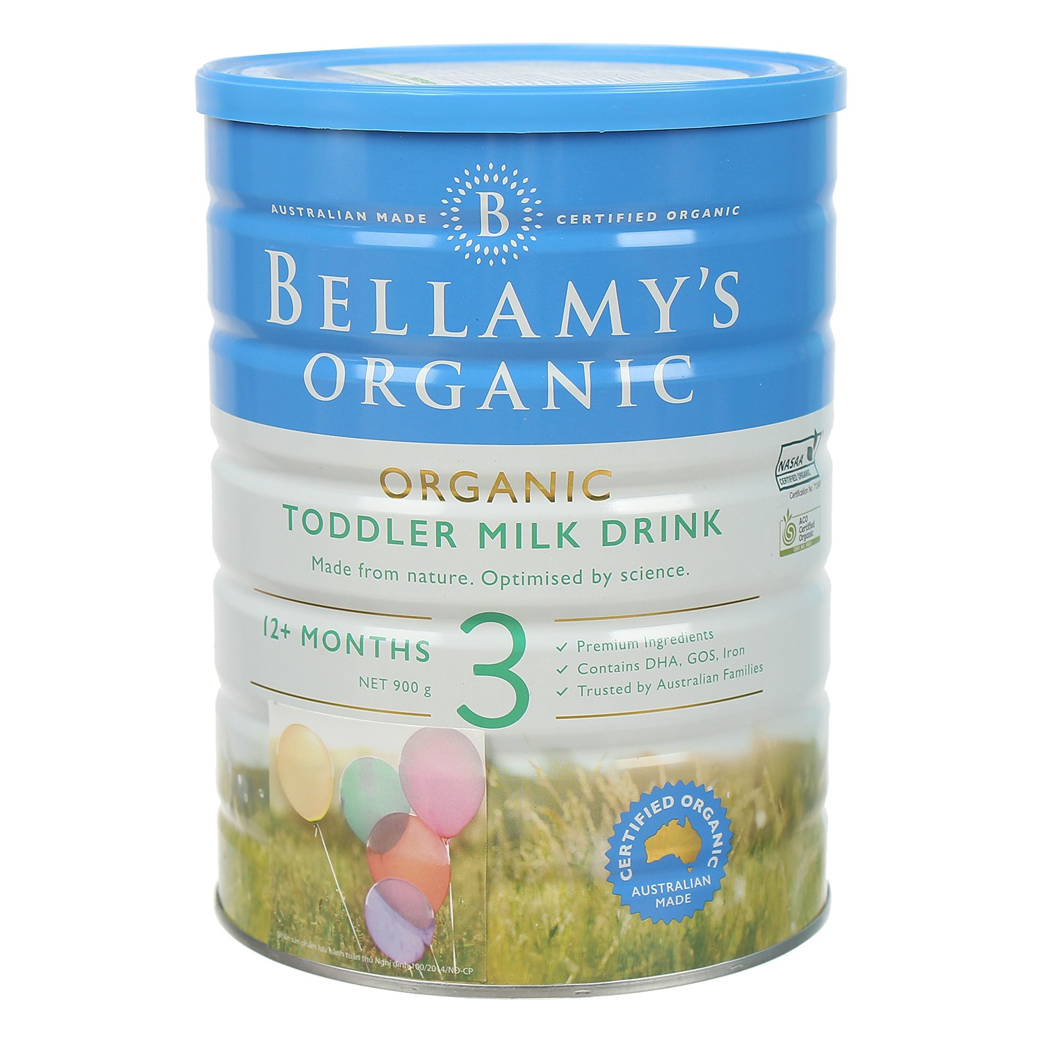 Sữa Bellamy’s Organic S3 900g Sữa bột Bellamy’s Organic S3 900g cho bé 12M-36M hình 1