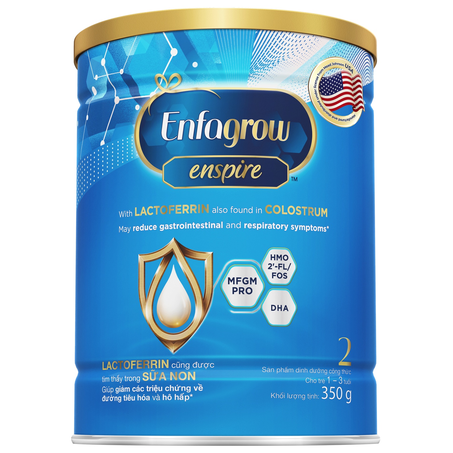 Sữa Enfagrow Enspire số 2 (350g) cho bé từ 1-3 tuổi hình 1