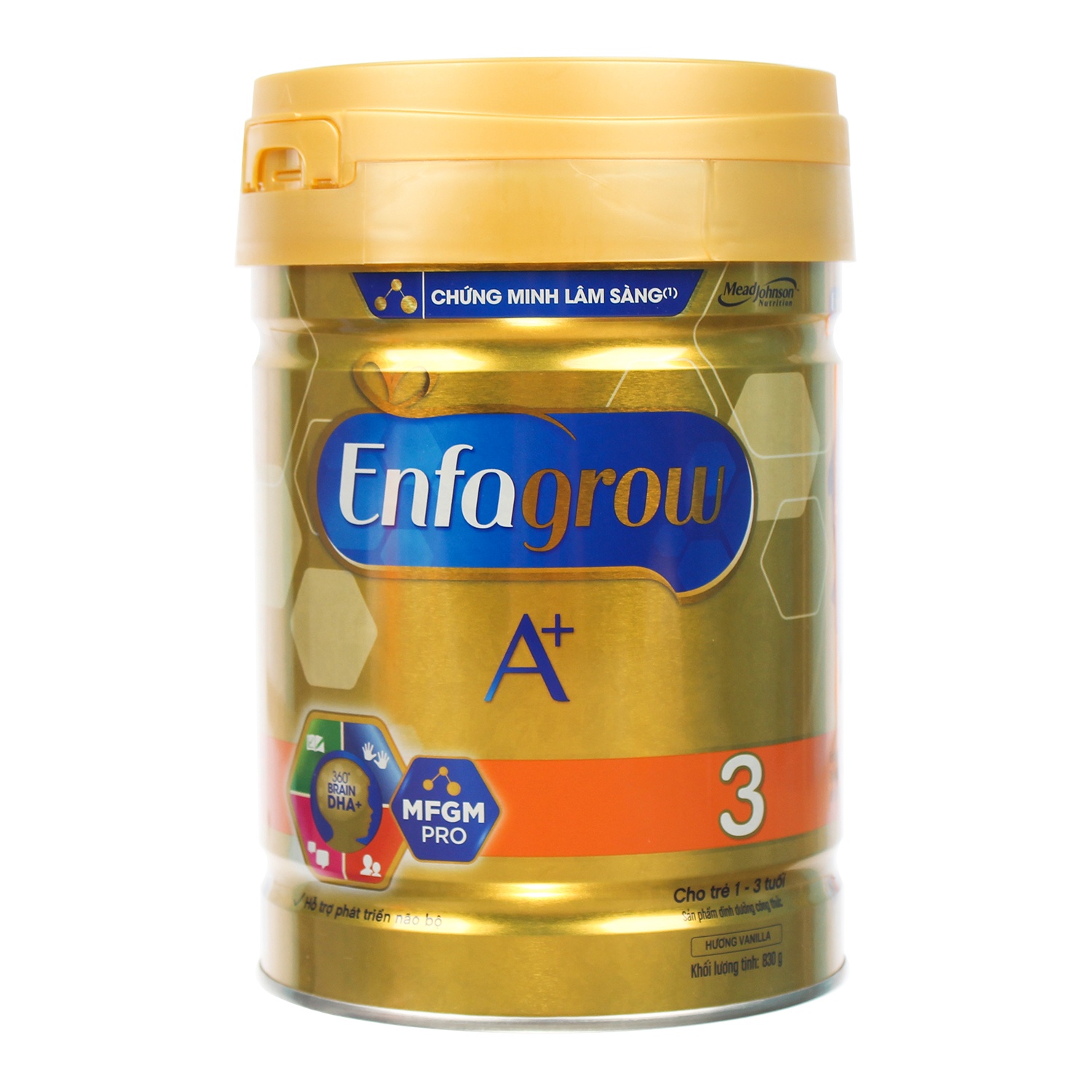 Sữa Enfagrow A+ 3 830g Vị Vani cho bé từ 1-3 tuổi  hình 1