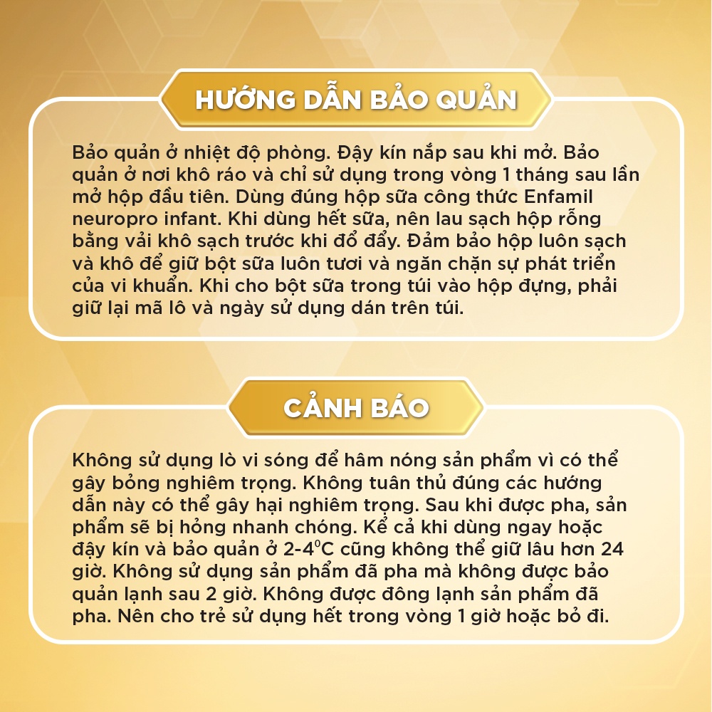 Sữa Enfamil NeuroPro Infant 890g cho bé từ 0-12 tháng tuổi hình 6