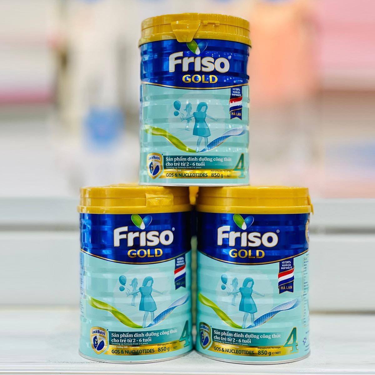 Sữa Friso Gold số 4 850g cho bé từ 2-6 tuổi hình 3