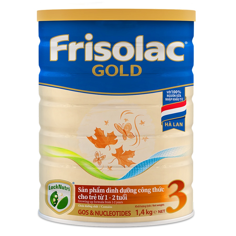 Sữa Frisolac Gold số 3 1400g cho bé từ 1-2 tuổi hình 2