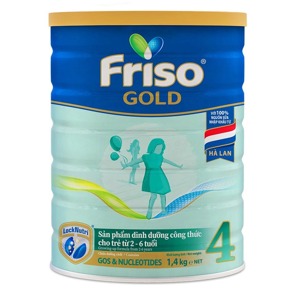 Sữa Friso Gold số 4 1400g cho bé 2-6 tuổi hình 1